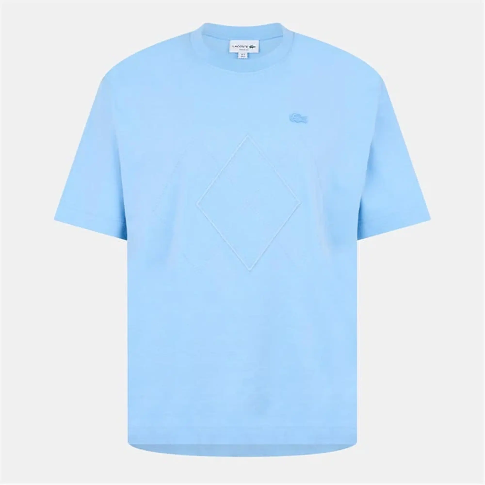Lacoste Loose Fit Heavy Cotton T-shirt - Pale Blue