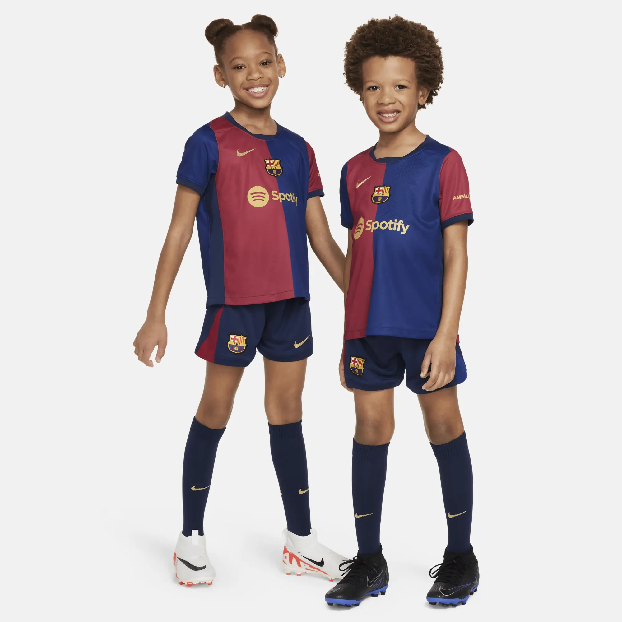 Nike Barcelona Kids SS Home Mini Kit 2024/25