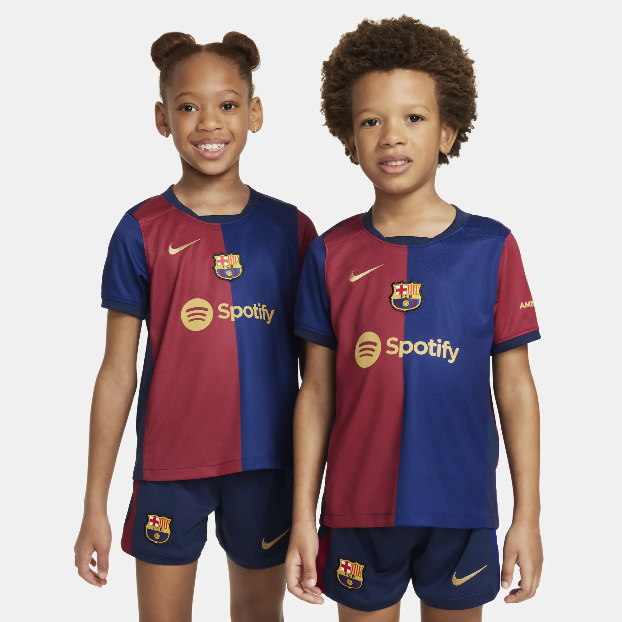 Nike Barcelona Kids SS Home Mini Kit 2024/25