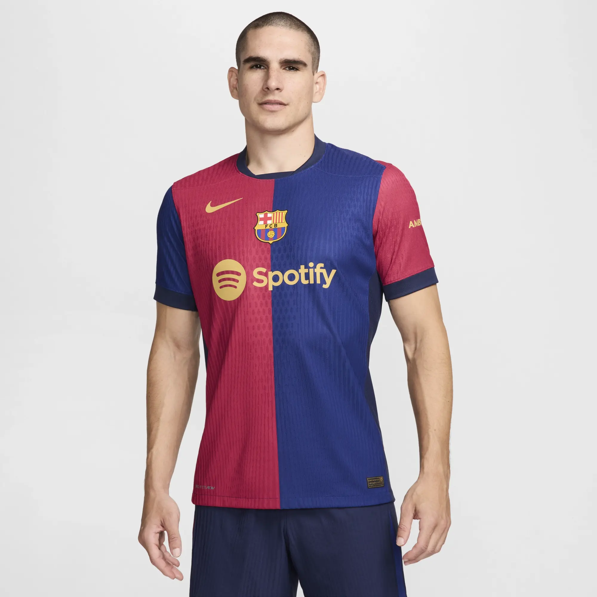 Nike Barcelona Mens SS Player Issue Home Shirt 2024/25