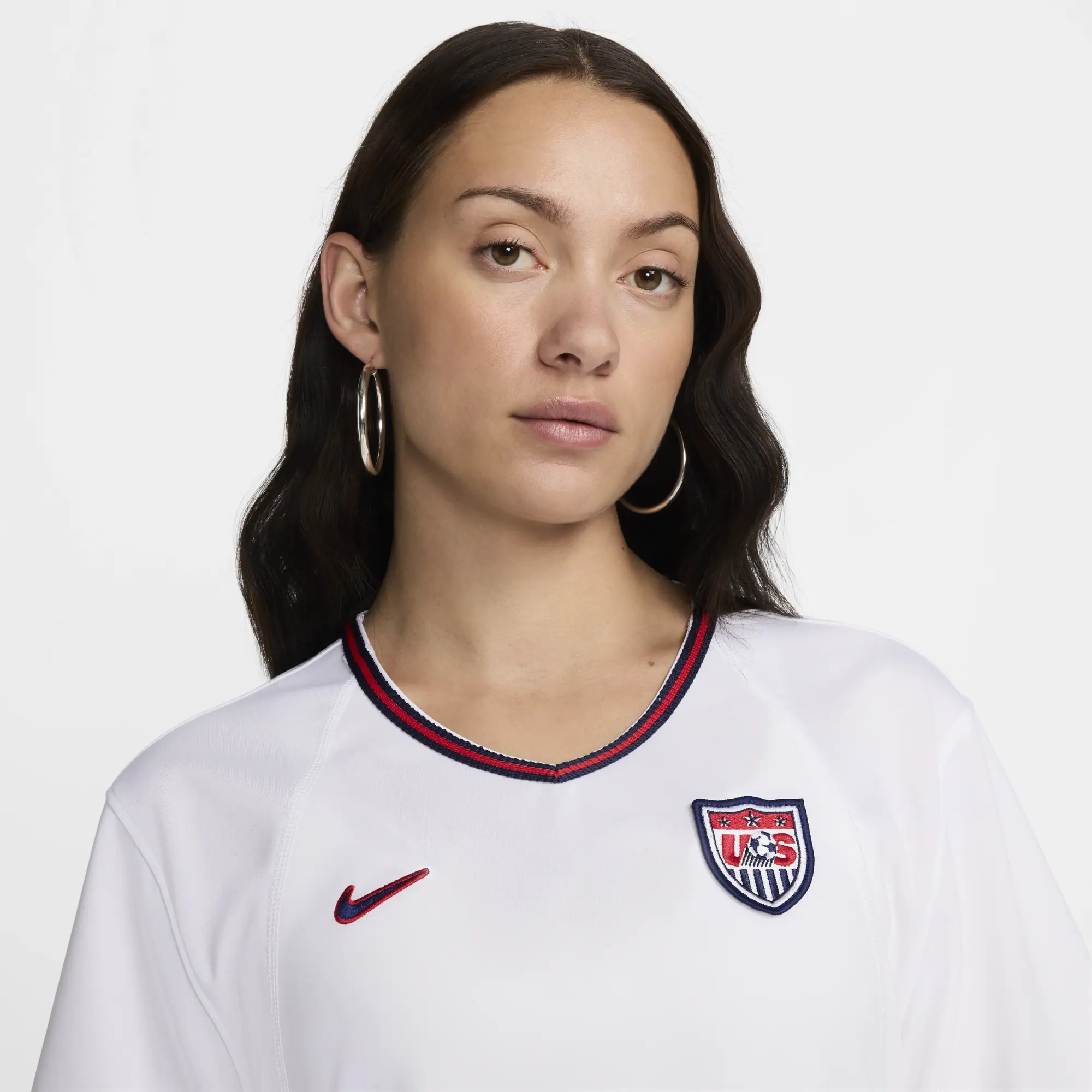 USWNT 1999 Reissue Women's Nike Football Replica Shirt - White - Polyester