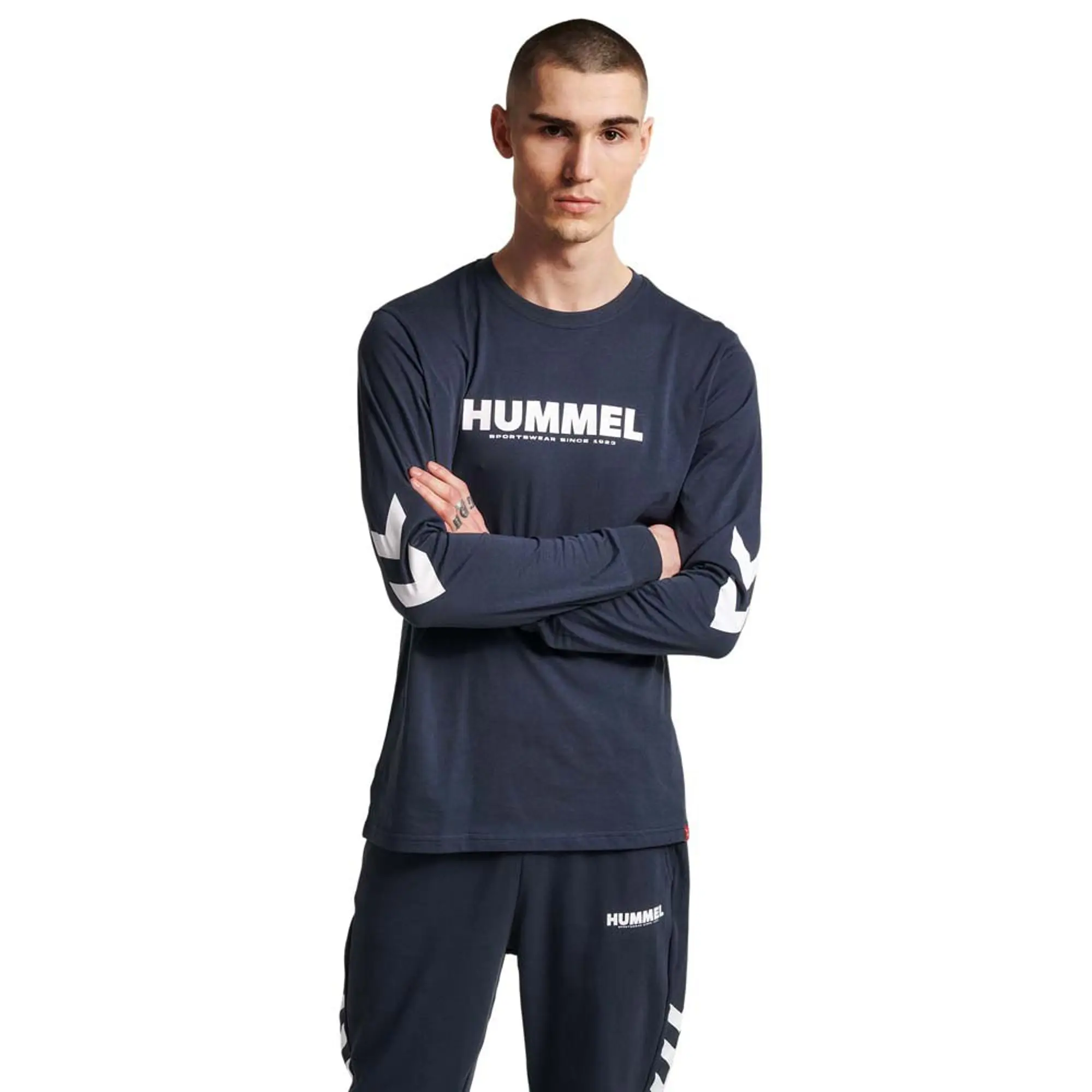 Hummel Legacy T-Shirt L/S - ['Blue']