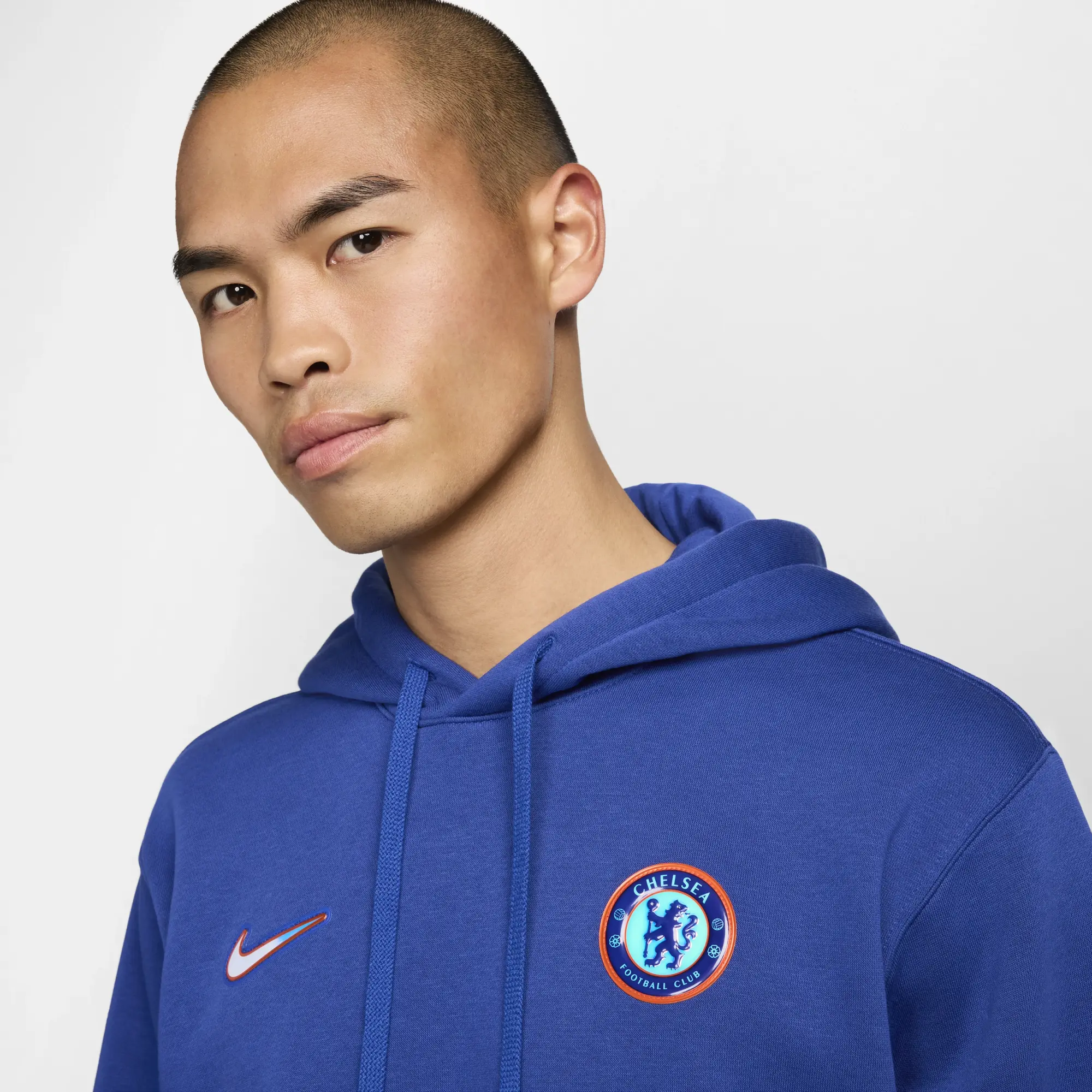 Chelsea Nike Club Hoodie - Blue
