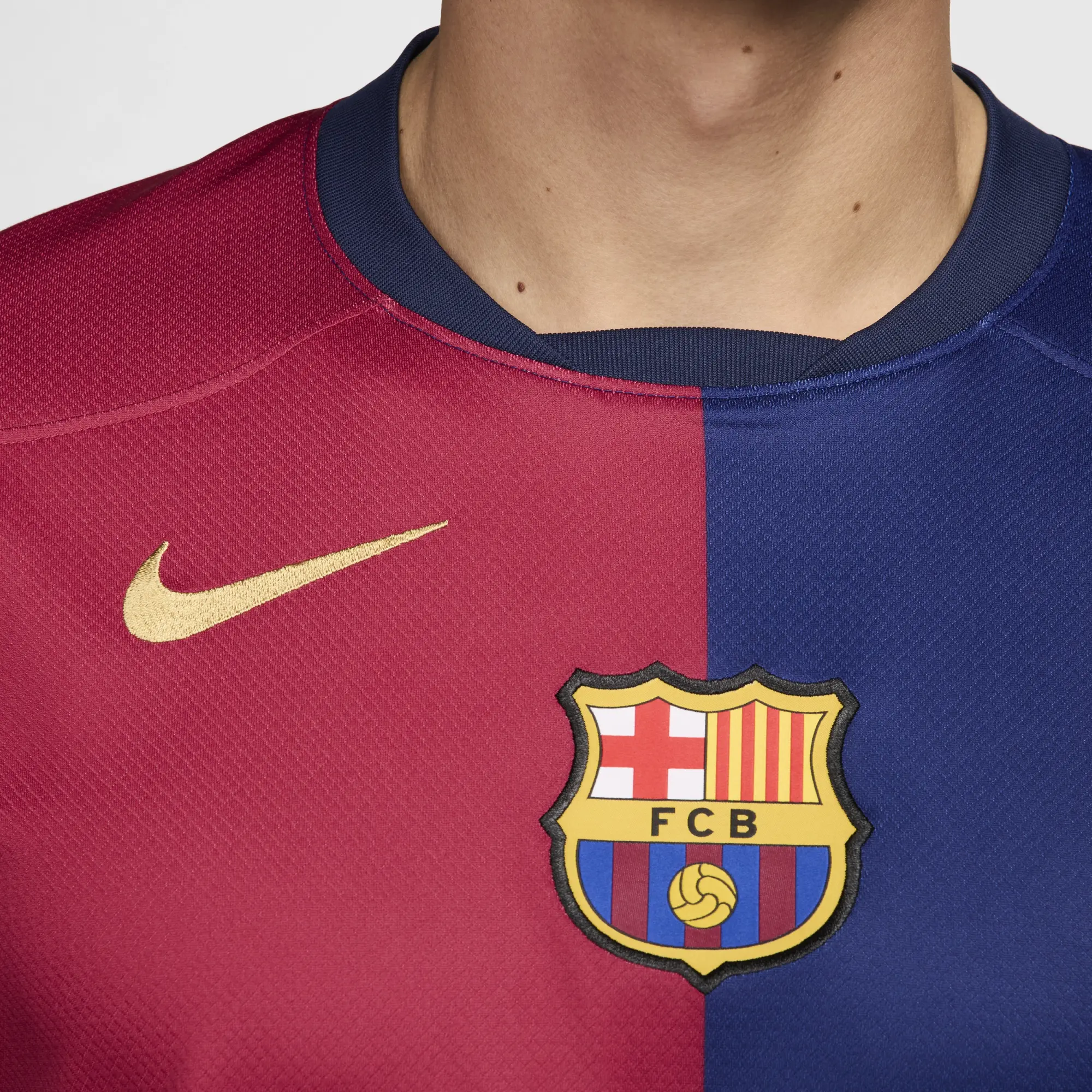 Nike Barcelona Mens SS Home Shirt 2024/25