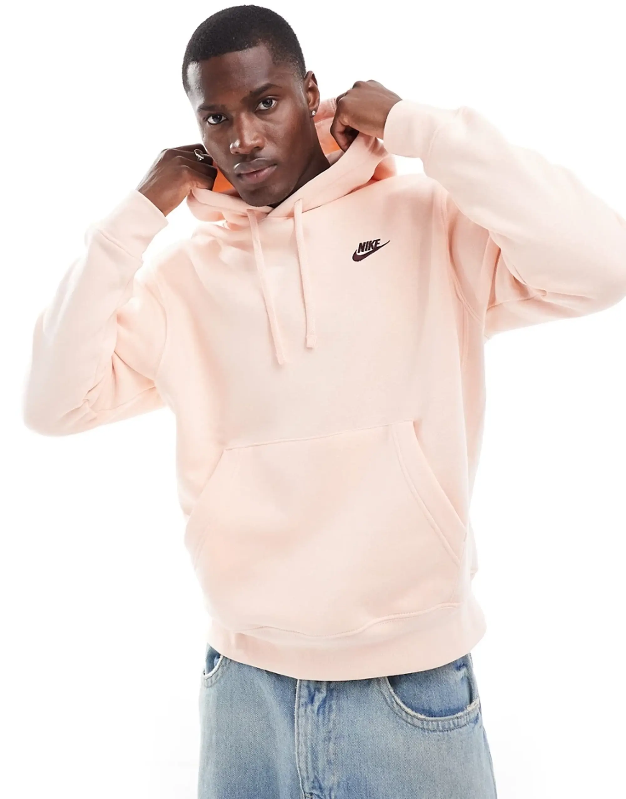 Nike Club Men Hoodies - Pink