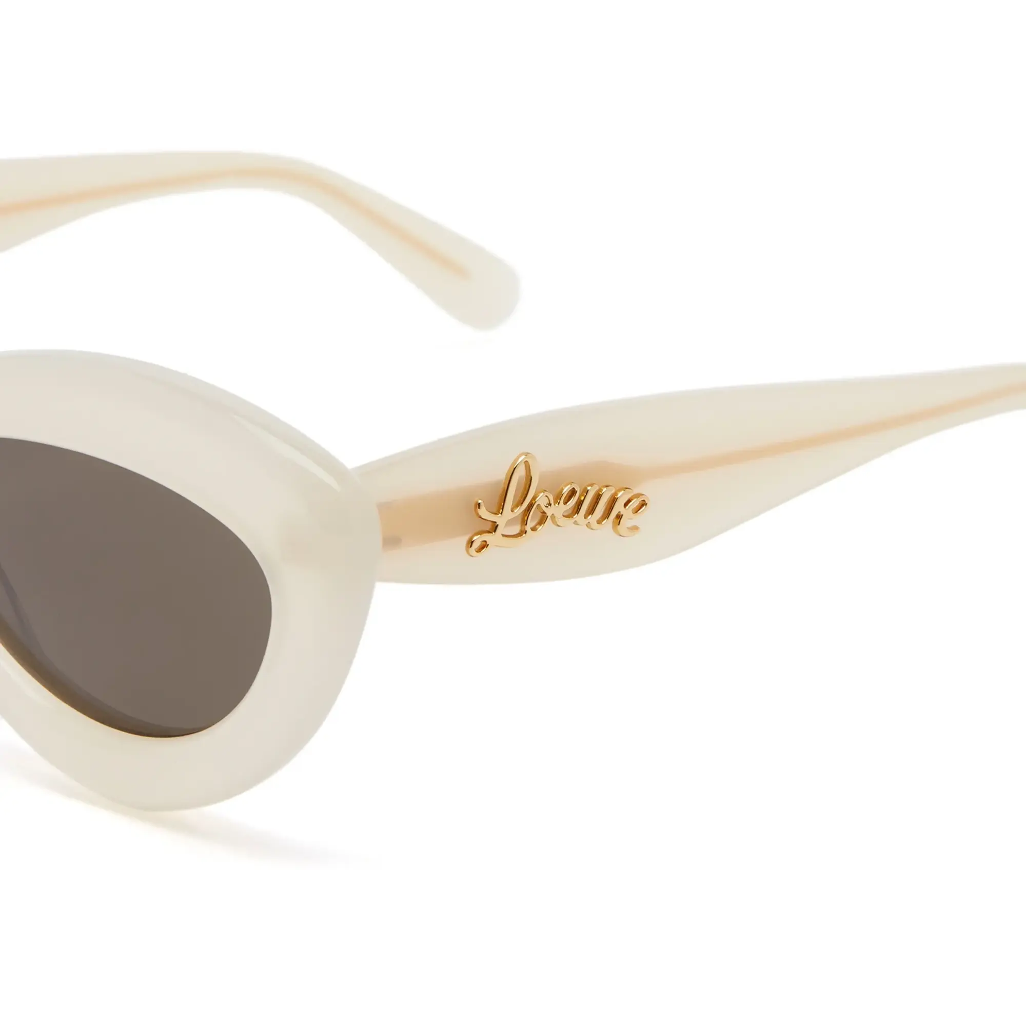 Loewe Eyewear Women's Cat-Eye Sunglasses Ivory