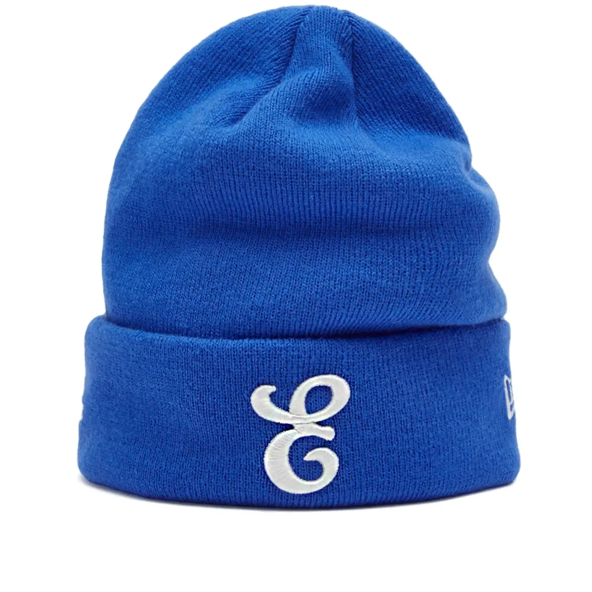 New Era E by END. New Era Beanie Blue Bead