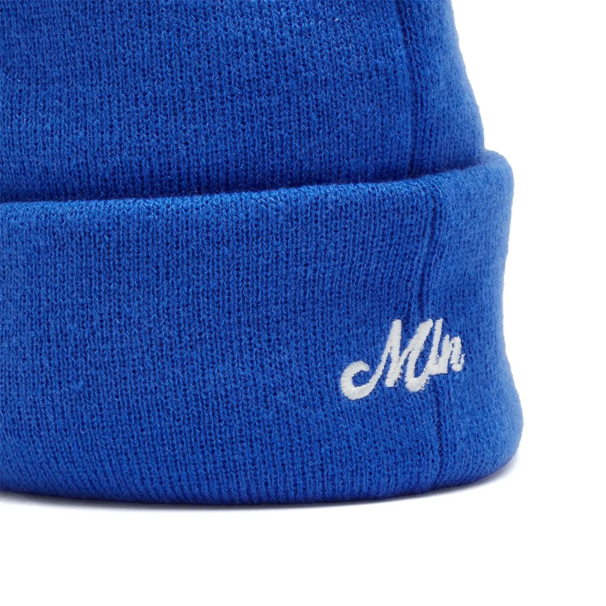 New Era E by END. New Era Beanie Blue Bead