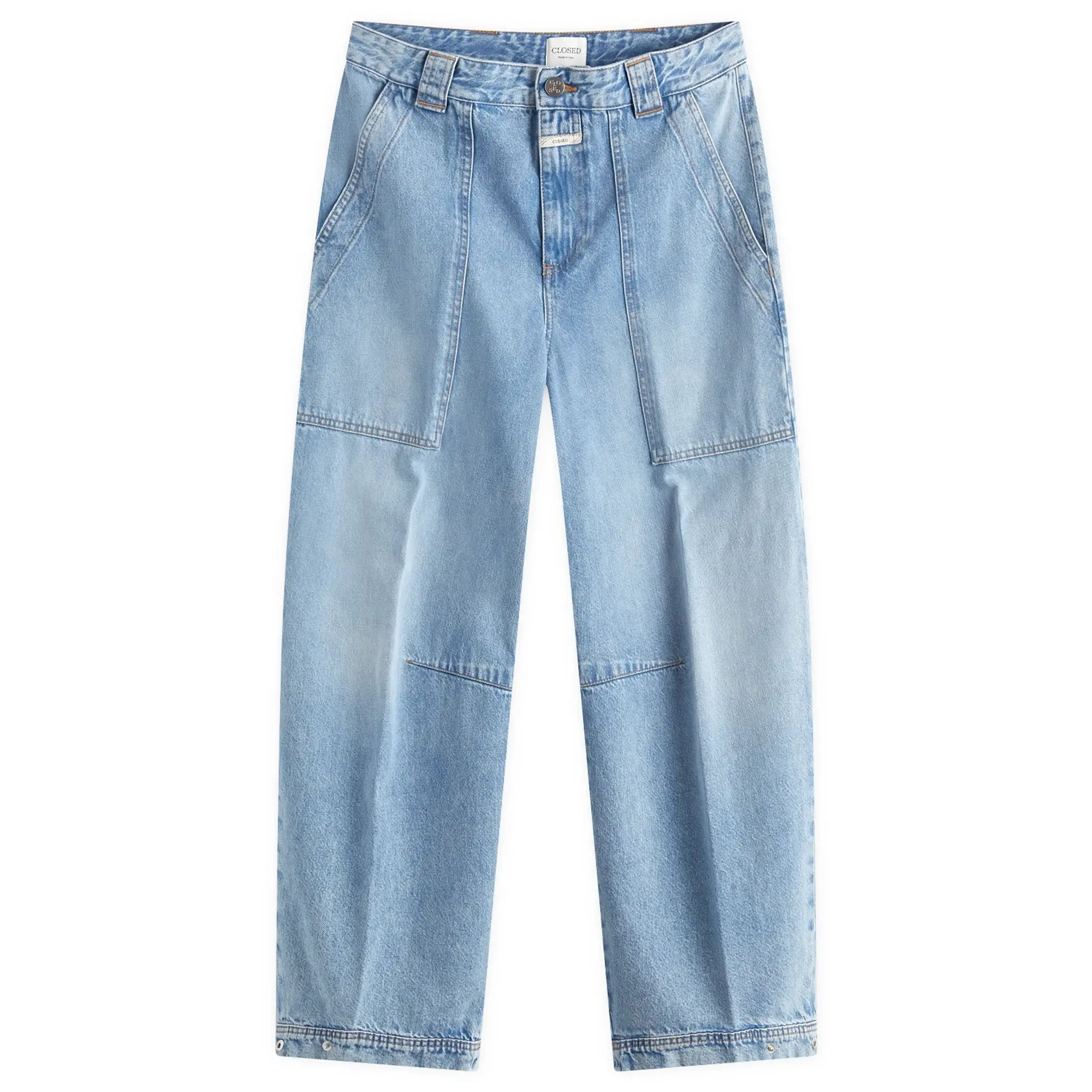 Closed Women's Tapered Trousers Blue