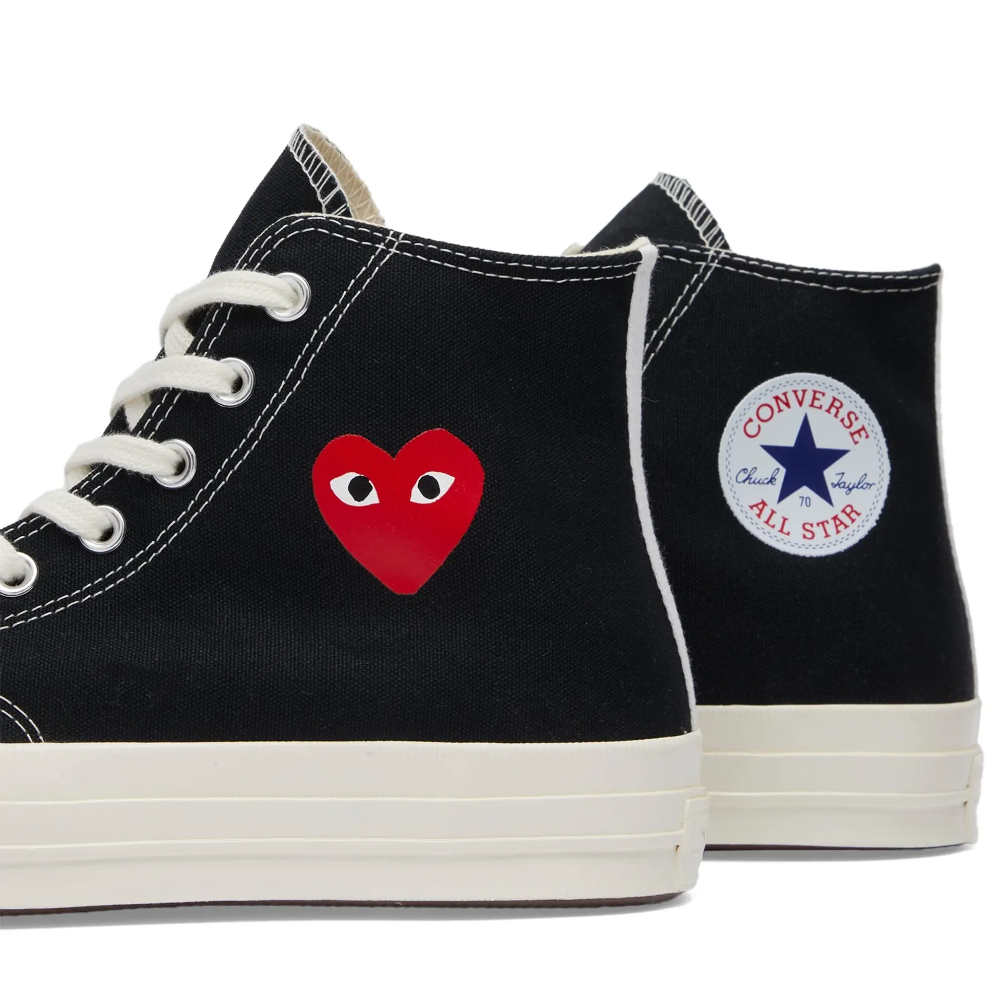 Comme des Garçons Play x Converse Chuck Taylor Red Heart 197 Black