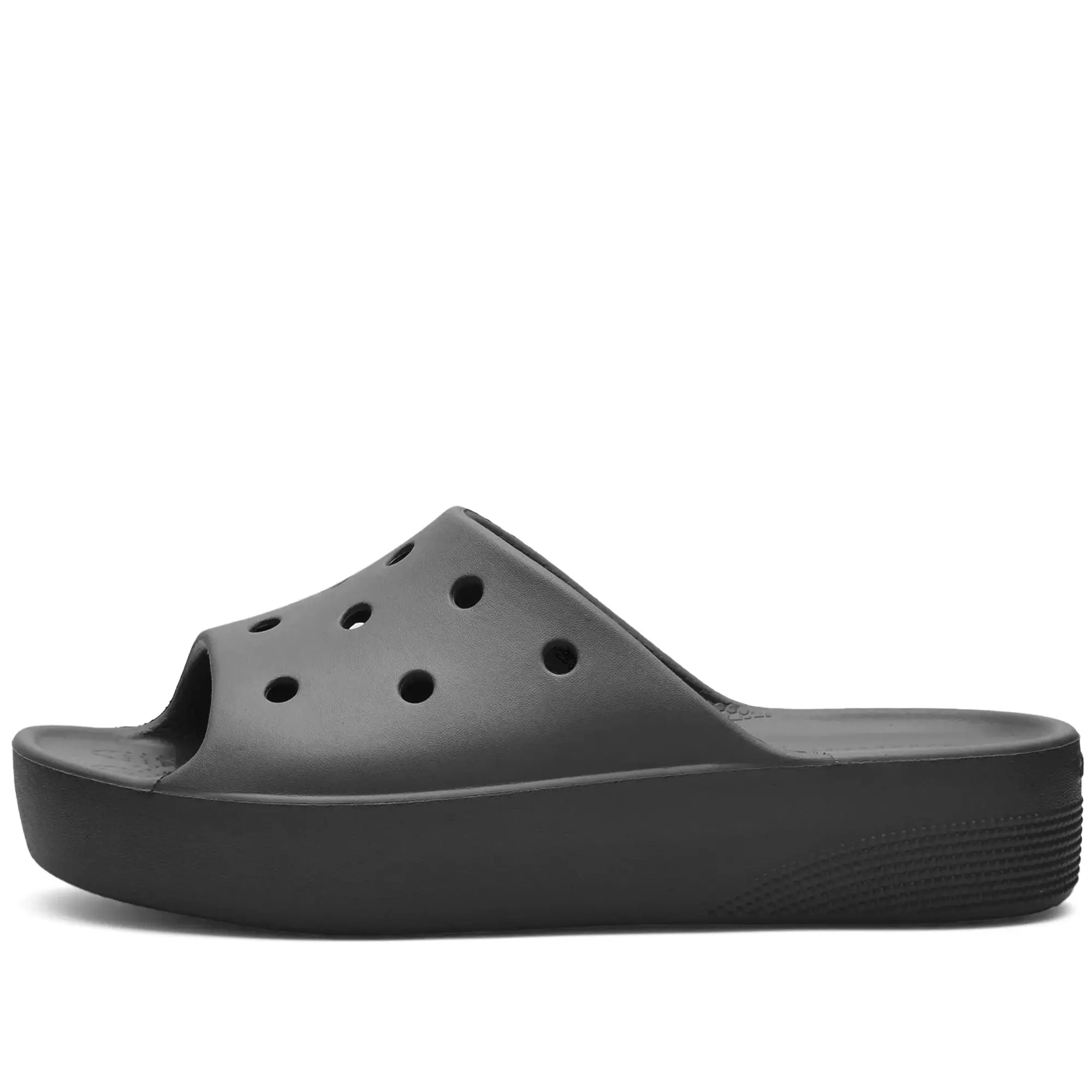 Crocs | Women | Classic Platform | Slides | Black | 8