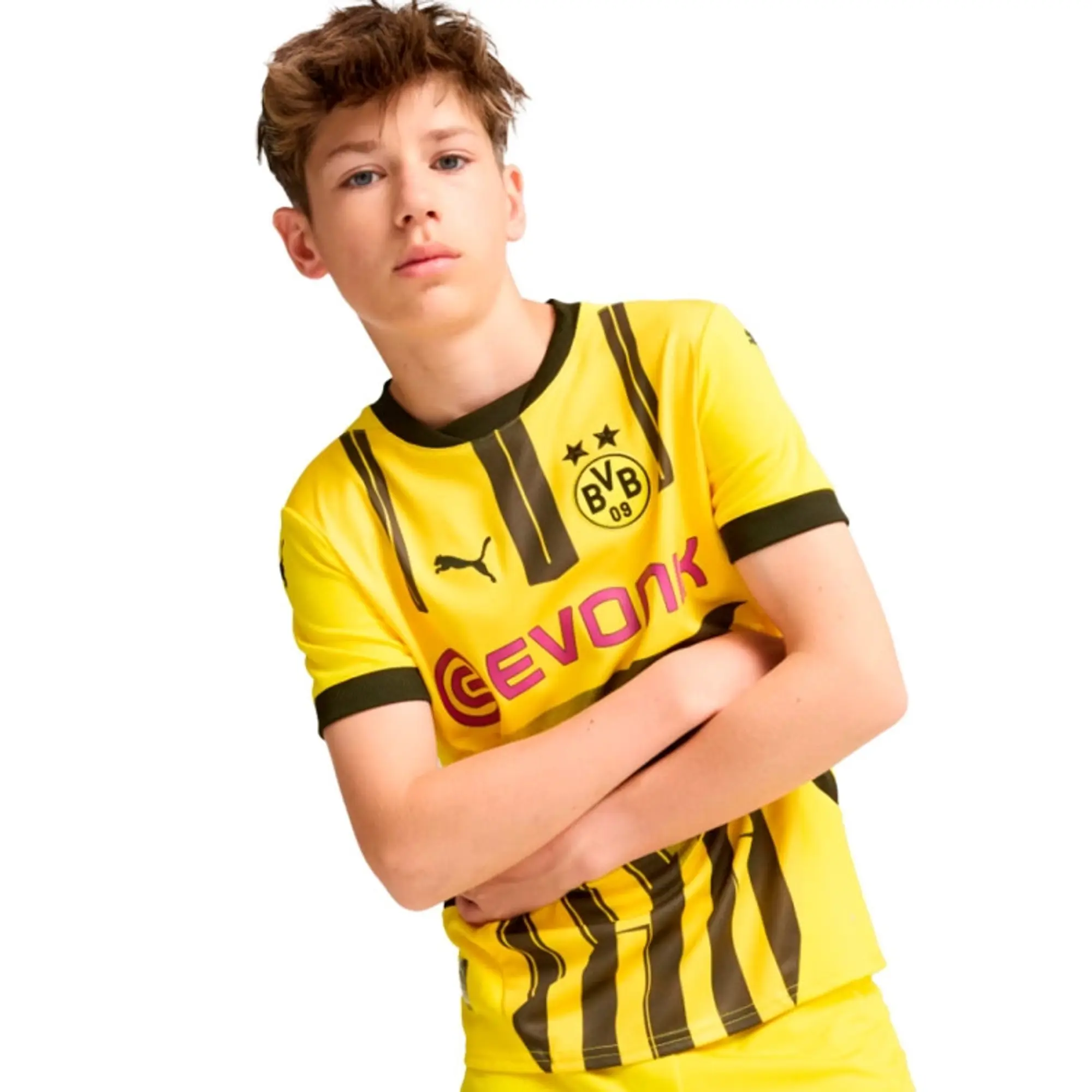 Puma Borussia Dortmund Kids SS Home Shirt 2024/25