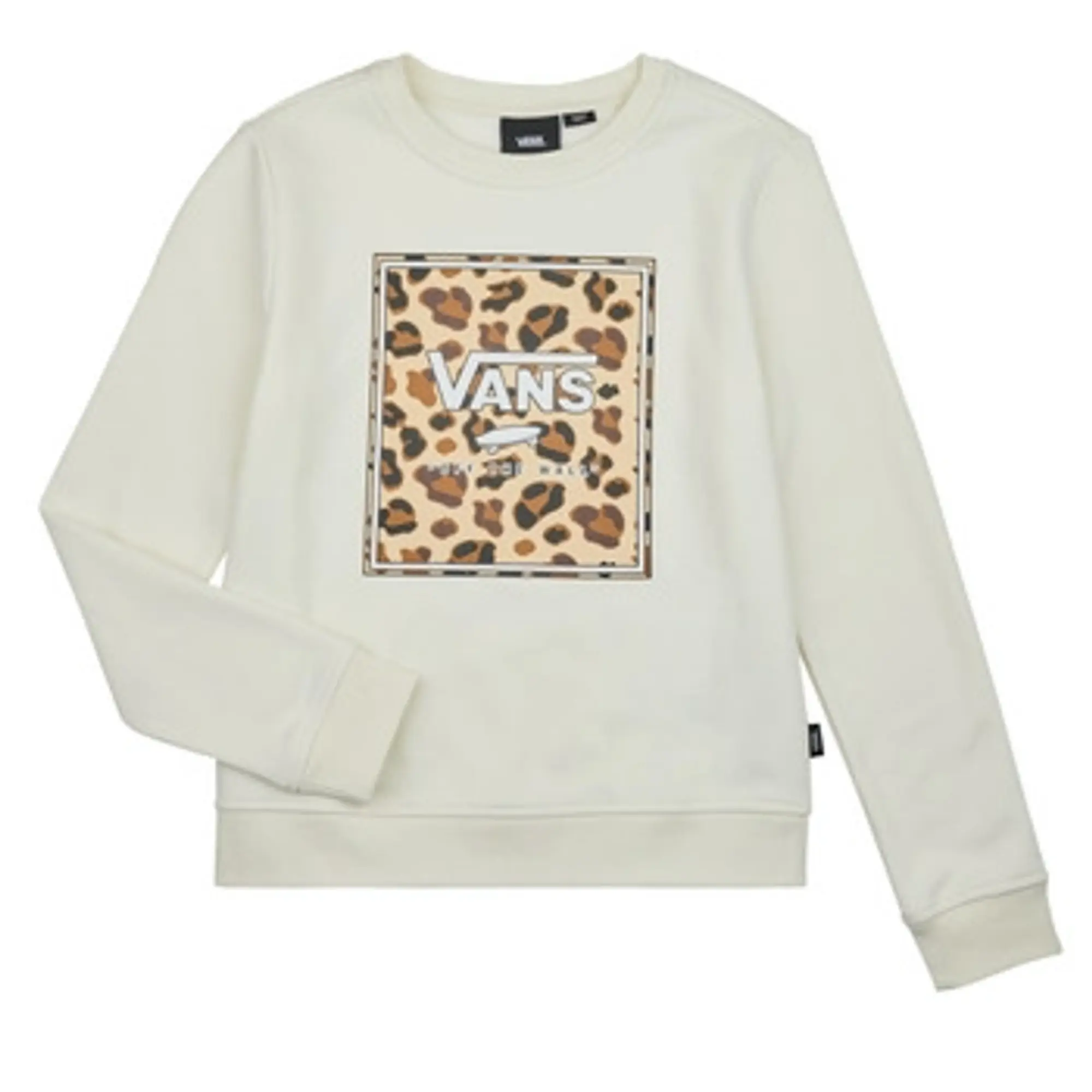 Vans  GR FELIDAE BOXED CREW  girls's Children's Sweatshirt in White