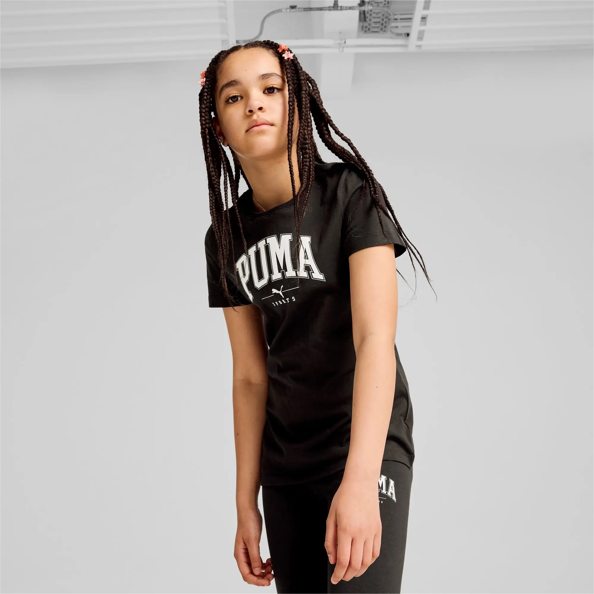 Puma Squad Tee G T-Shirt Unisex Kids - Black