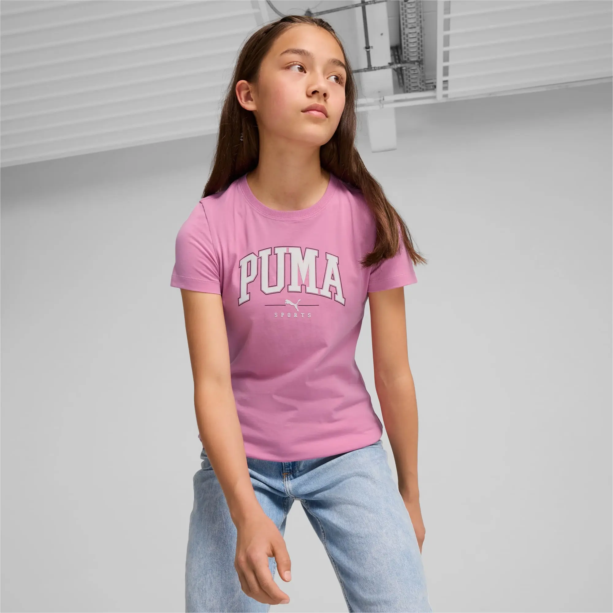 PUMA Squad T-Shirt Youth, Mauved Out