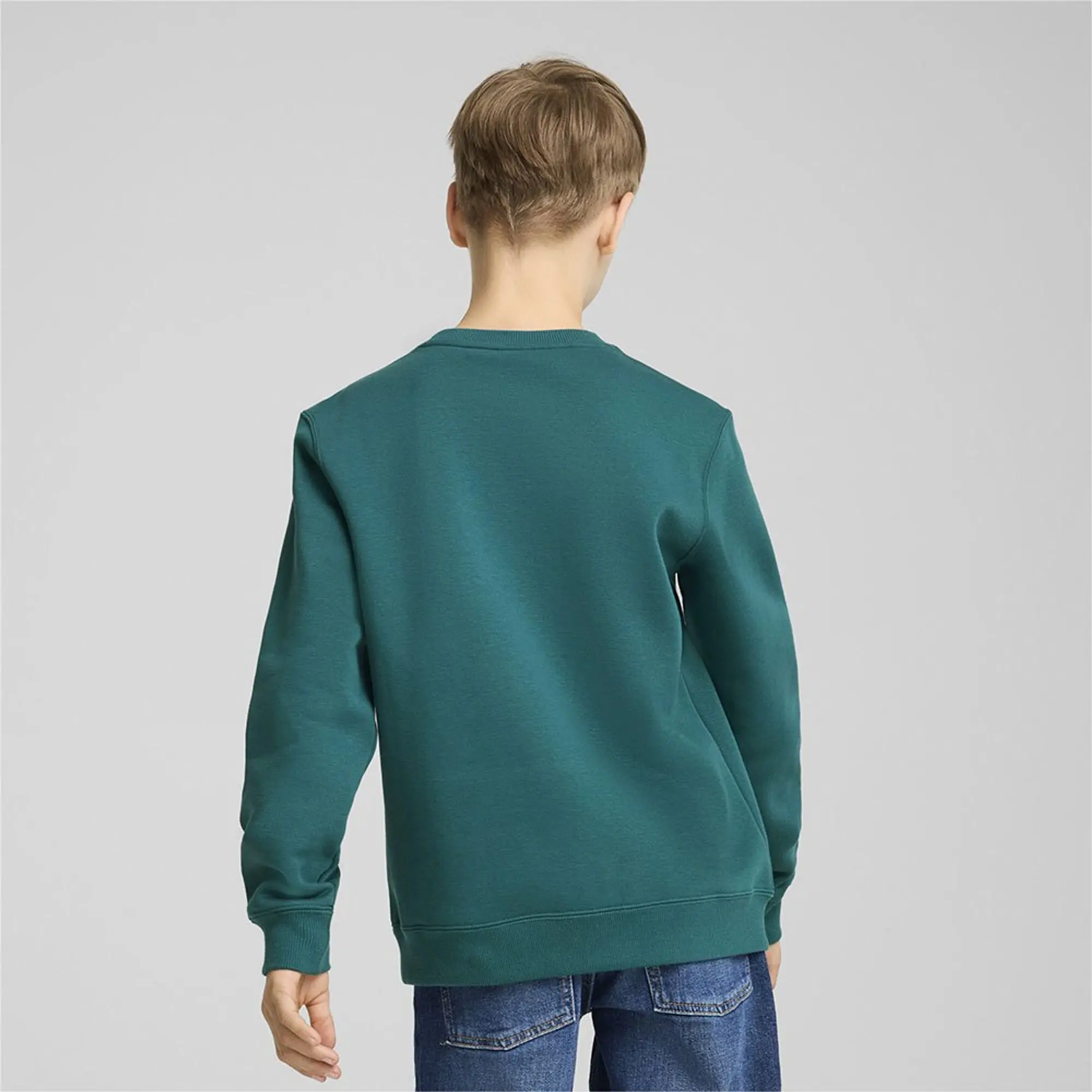 Puma SQUAD Boys Crew Top - Green