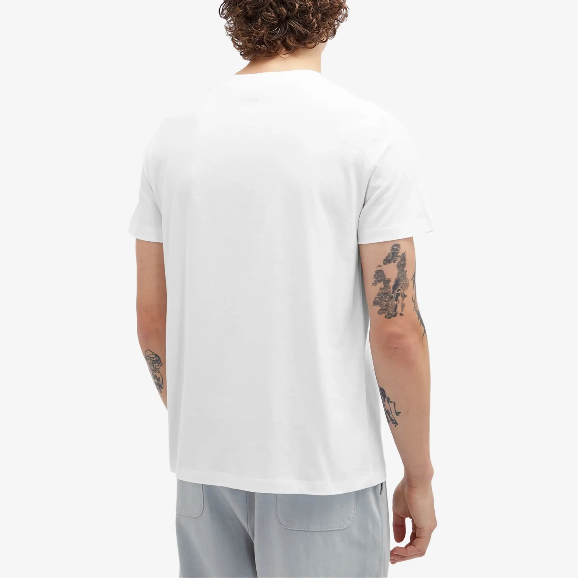 A.P.C. Men's Item Logo T-Shirt White/Black