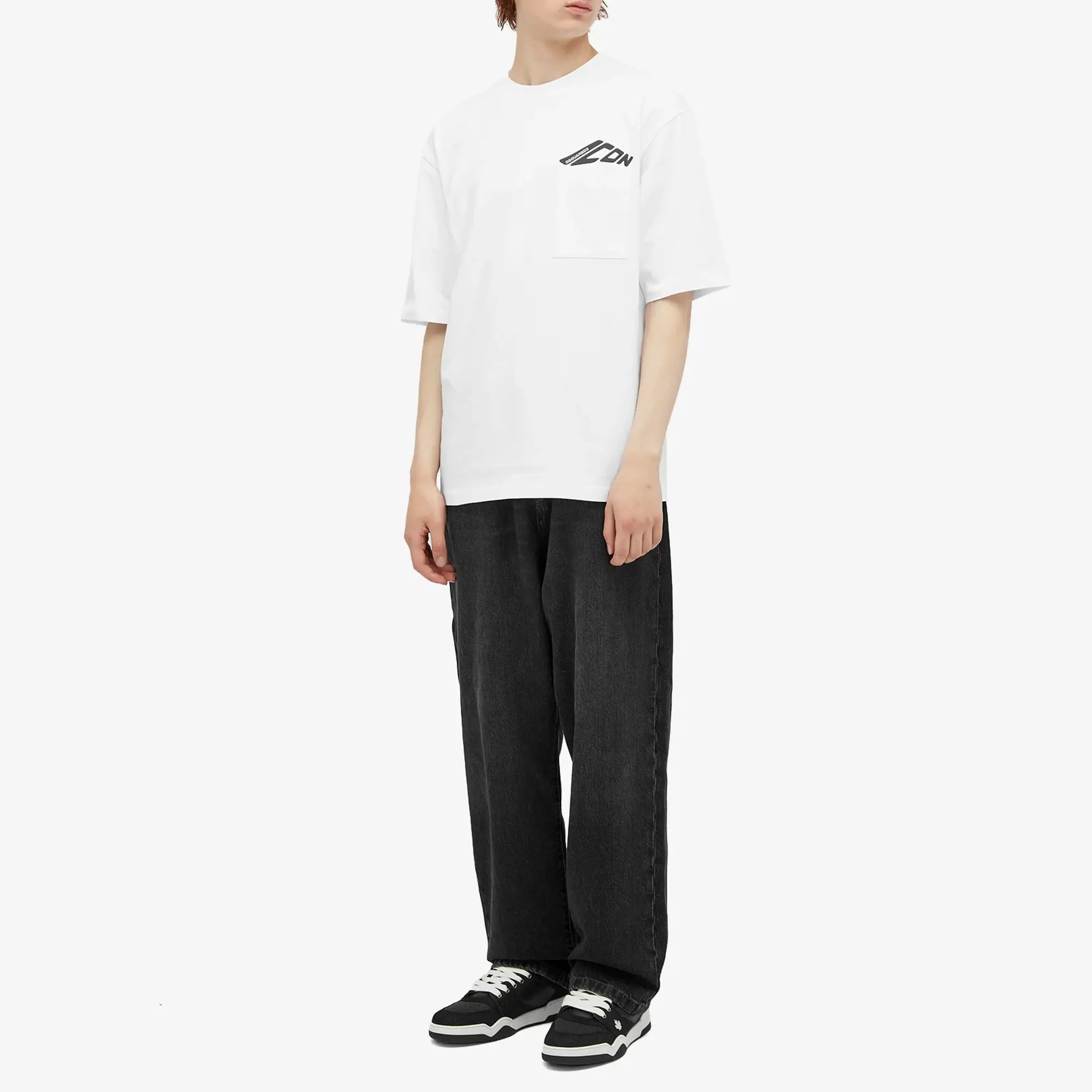 Dsquared2 Men's New ICON Pocket T-Shirt White