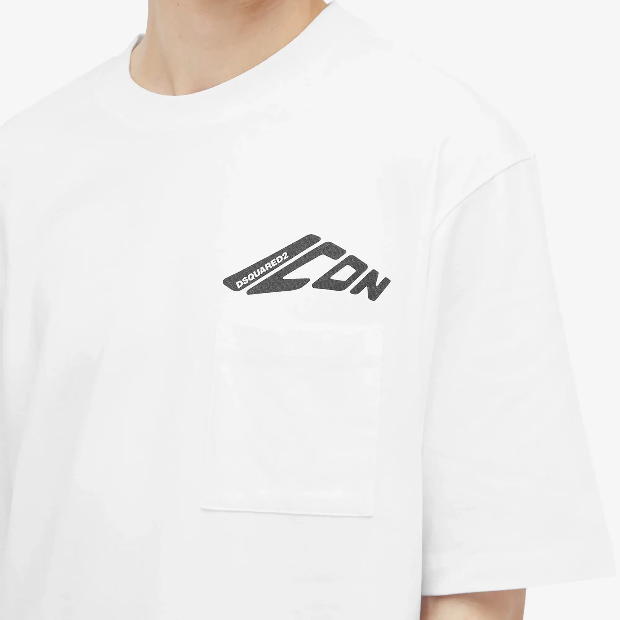 Dsquared2 Men's New ICON Pocket T-Shirt White