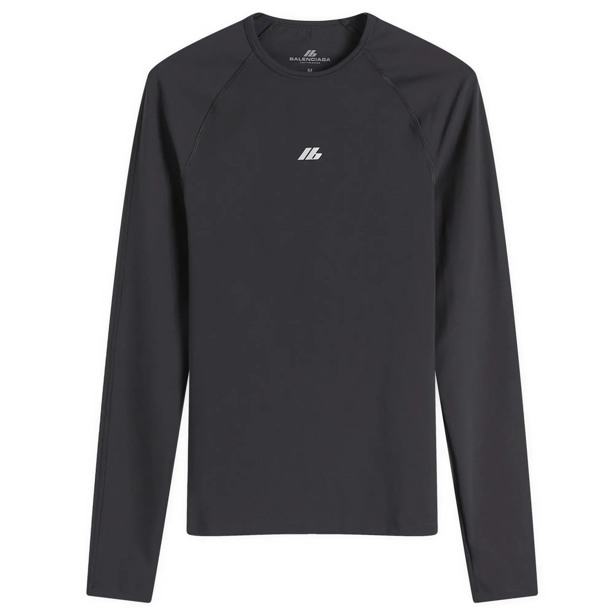 Balenciaga Men's Slim Fit Long Sleeve Black/Reflective