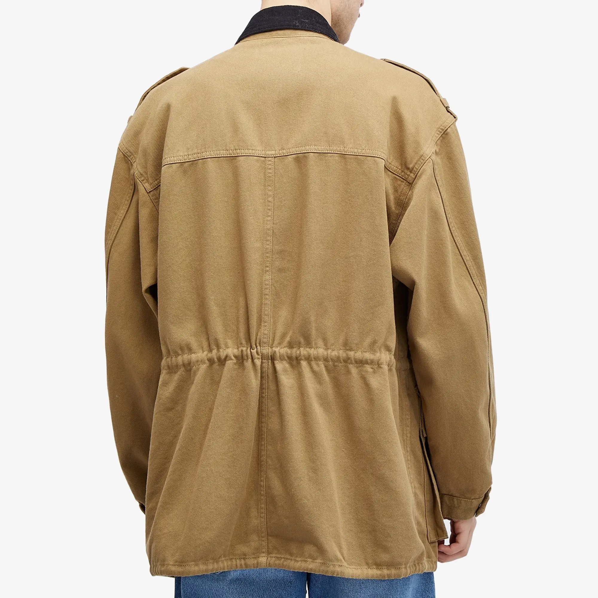 ISABEL MARANT|COATS (ELOAN UTILITY JACKET (VE0386HA B3G Isabel Marant Men's Eloan Utility Jacket Khaki | 24AVE0386HA