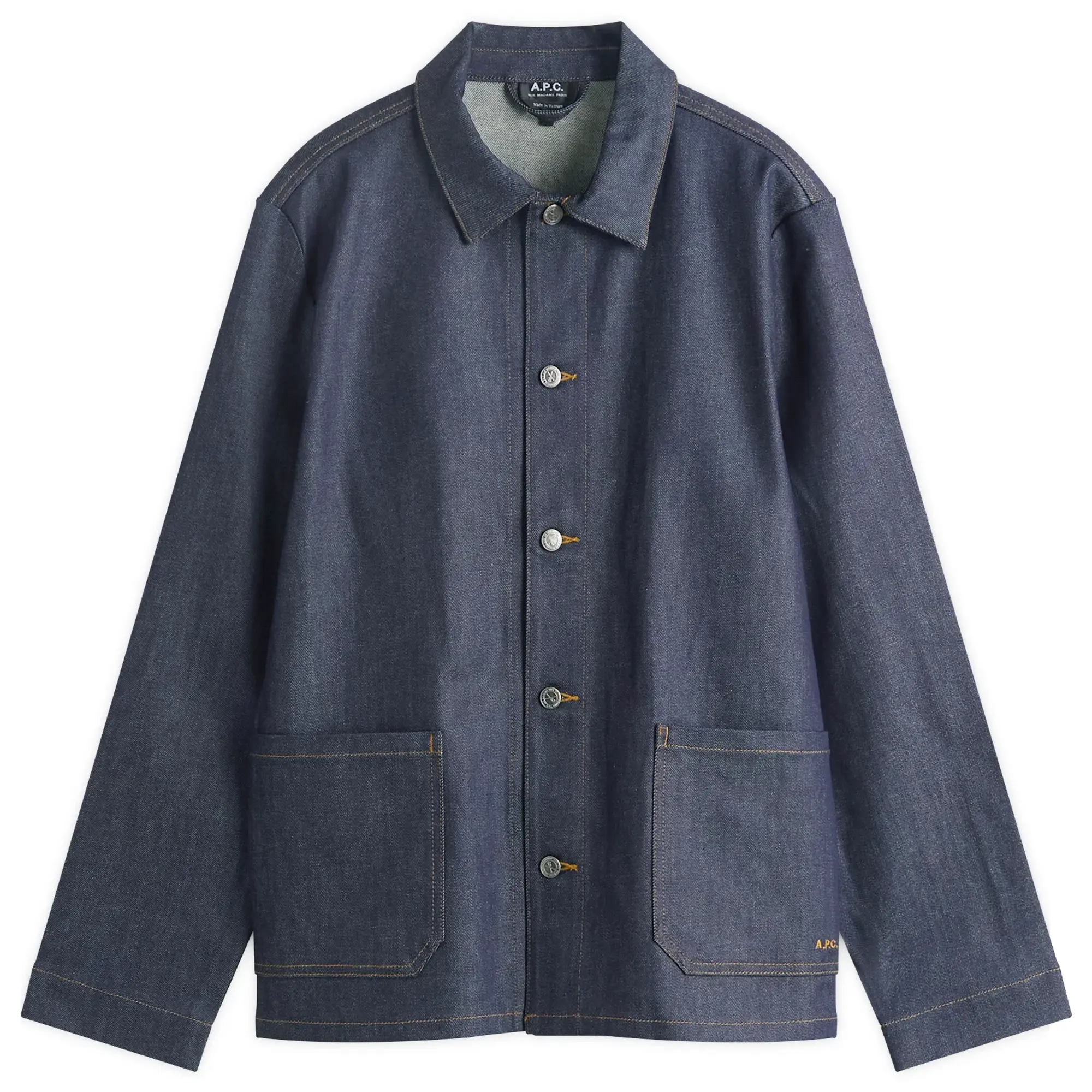 Asics A.P.C. Men's Kerlouan Denim Jacket Indigo