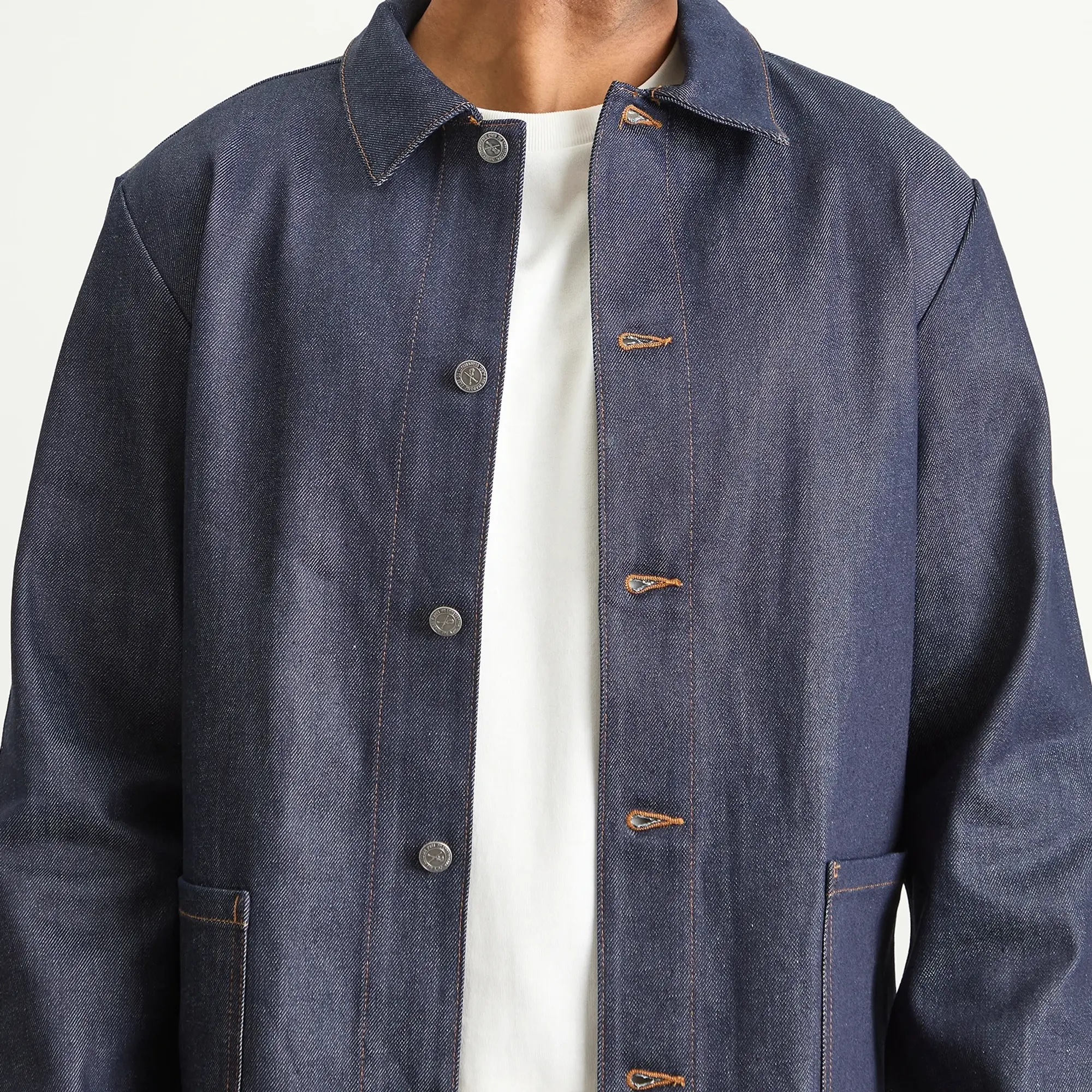 Asics A.P.C. Men's Kerlouan Denim Jacket Indigo