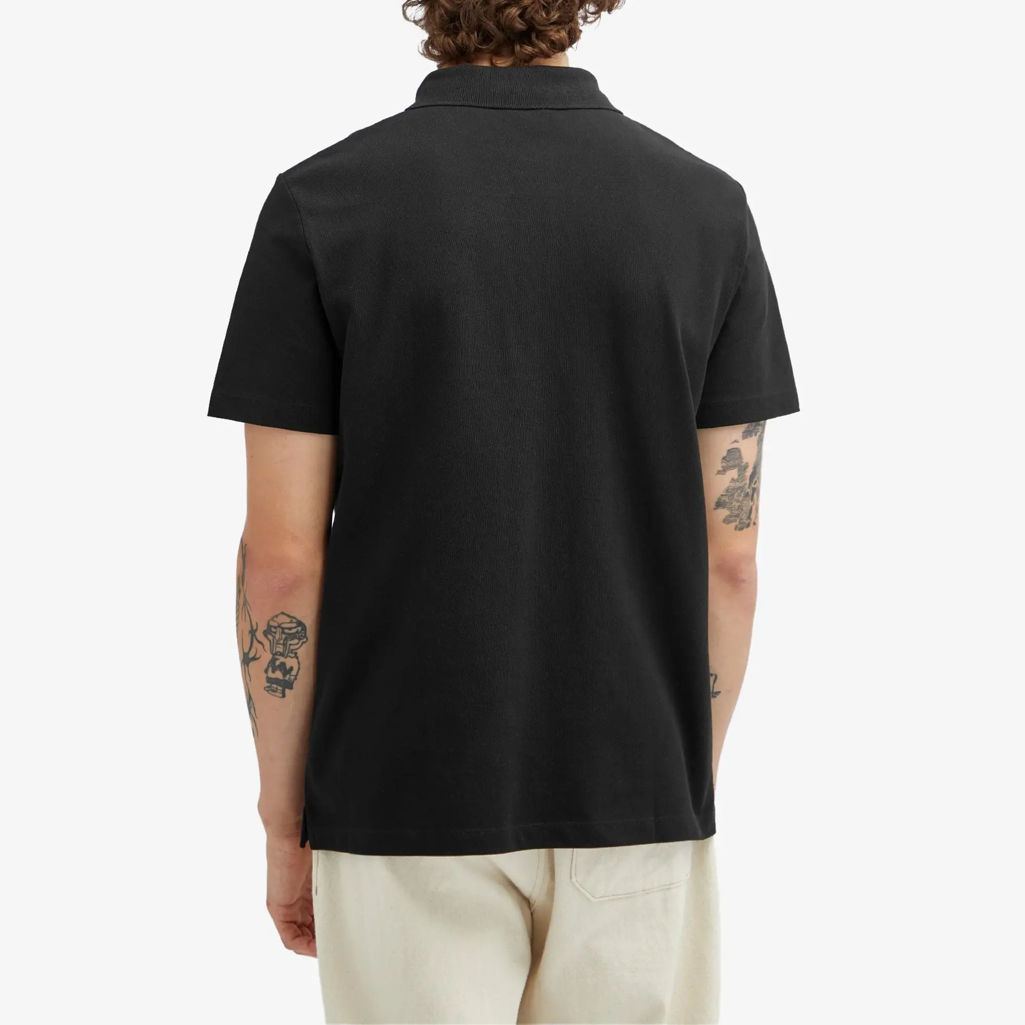 A.P.C. Men's Carter Logo Polo Black