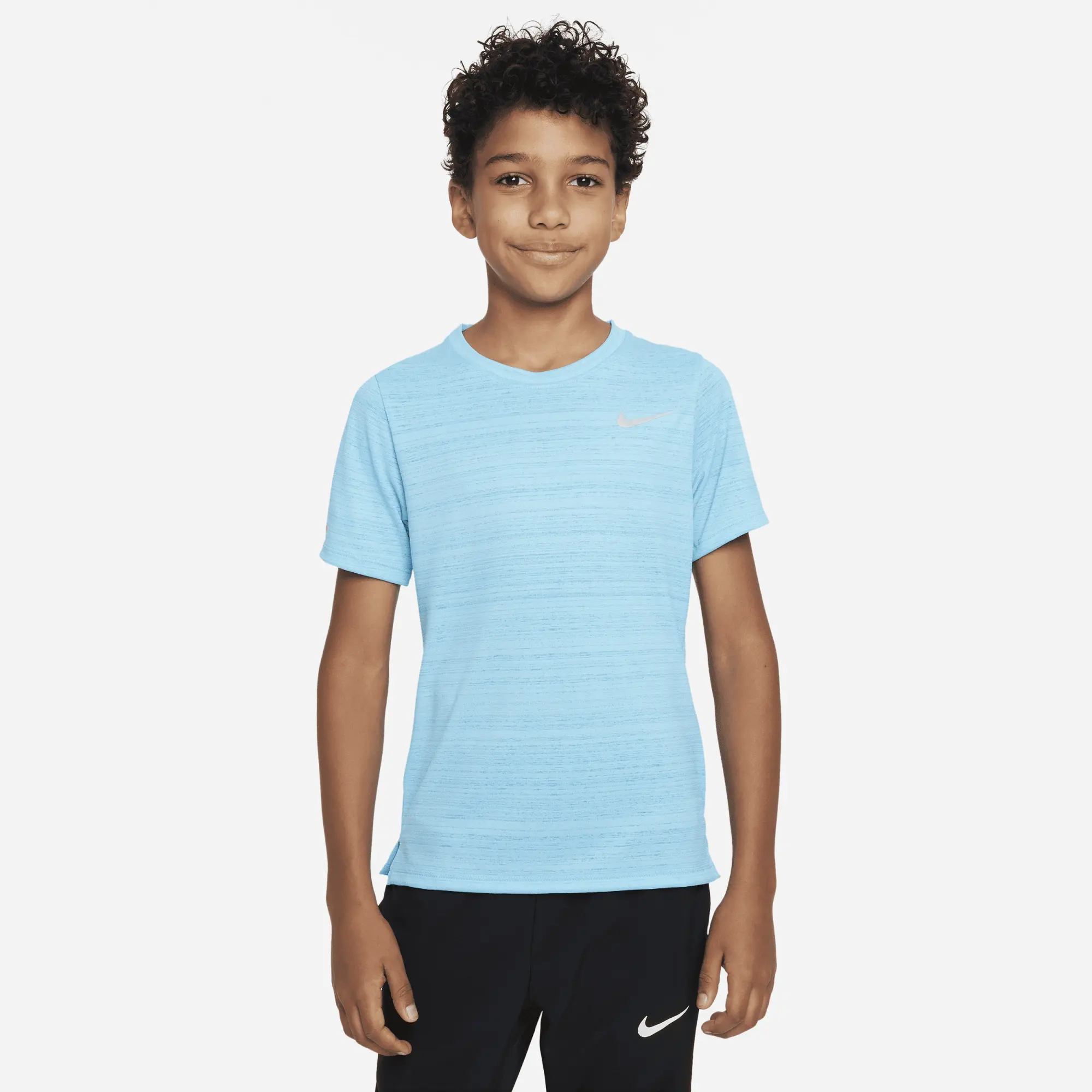 Light blue fashion dri fit shirts