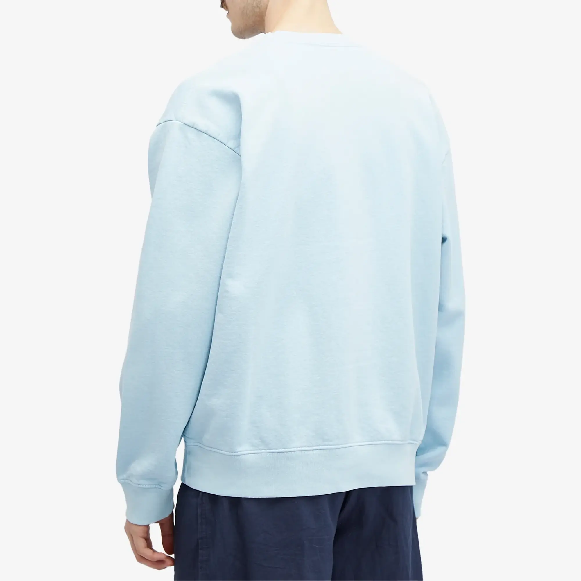 Sporty & Rich Wellness Ivy Crewneck China Men Sweatshirts Blue