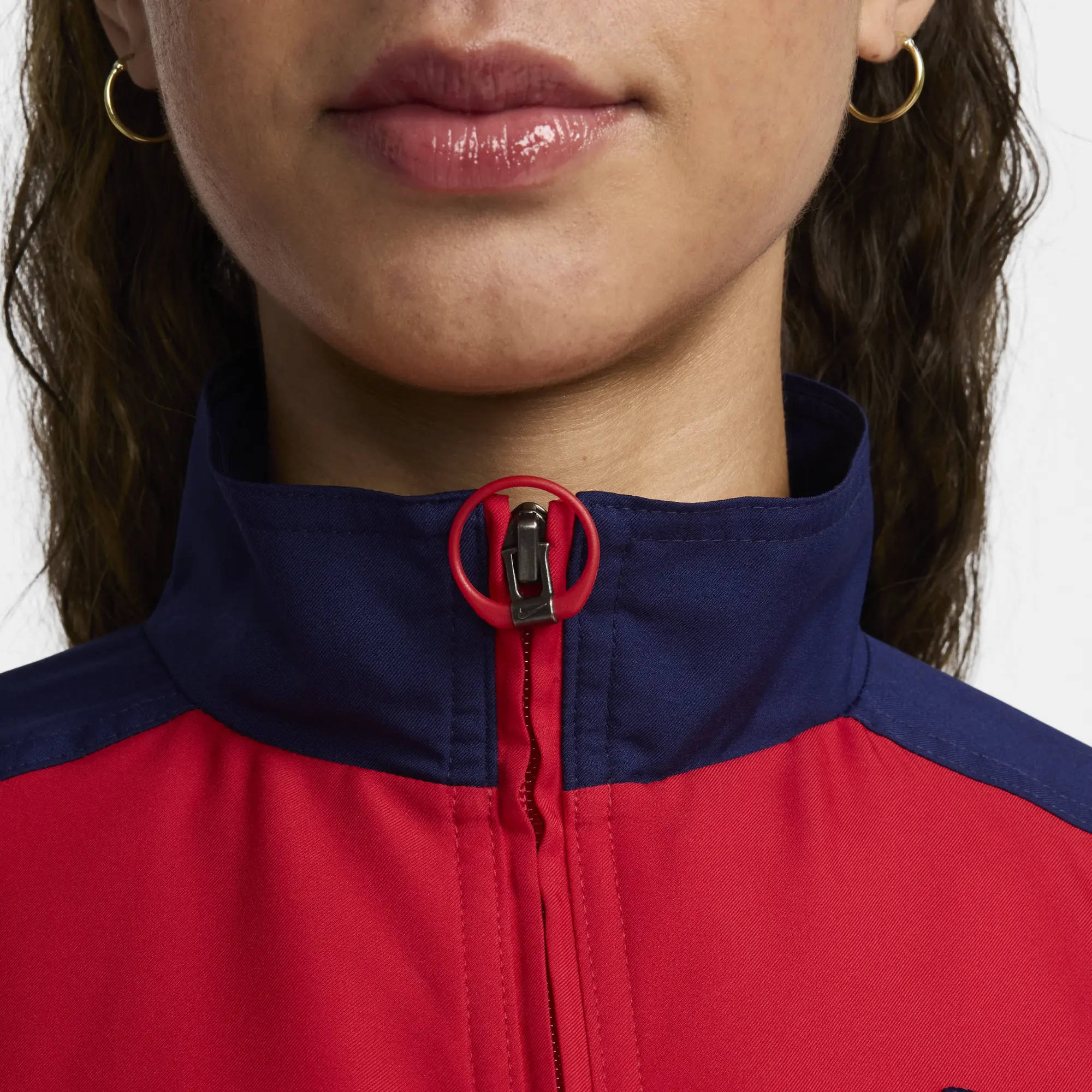 USWNT 1999 Reissue Women's Nike Football Replica Tracksuit Jacket - Red - Polyester