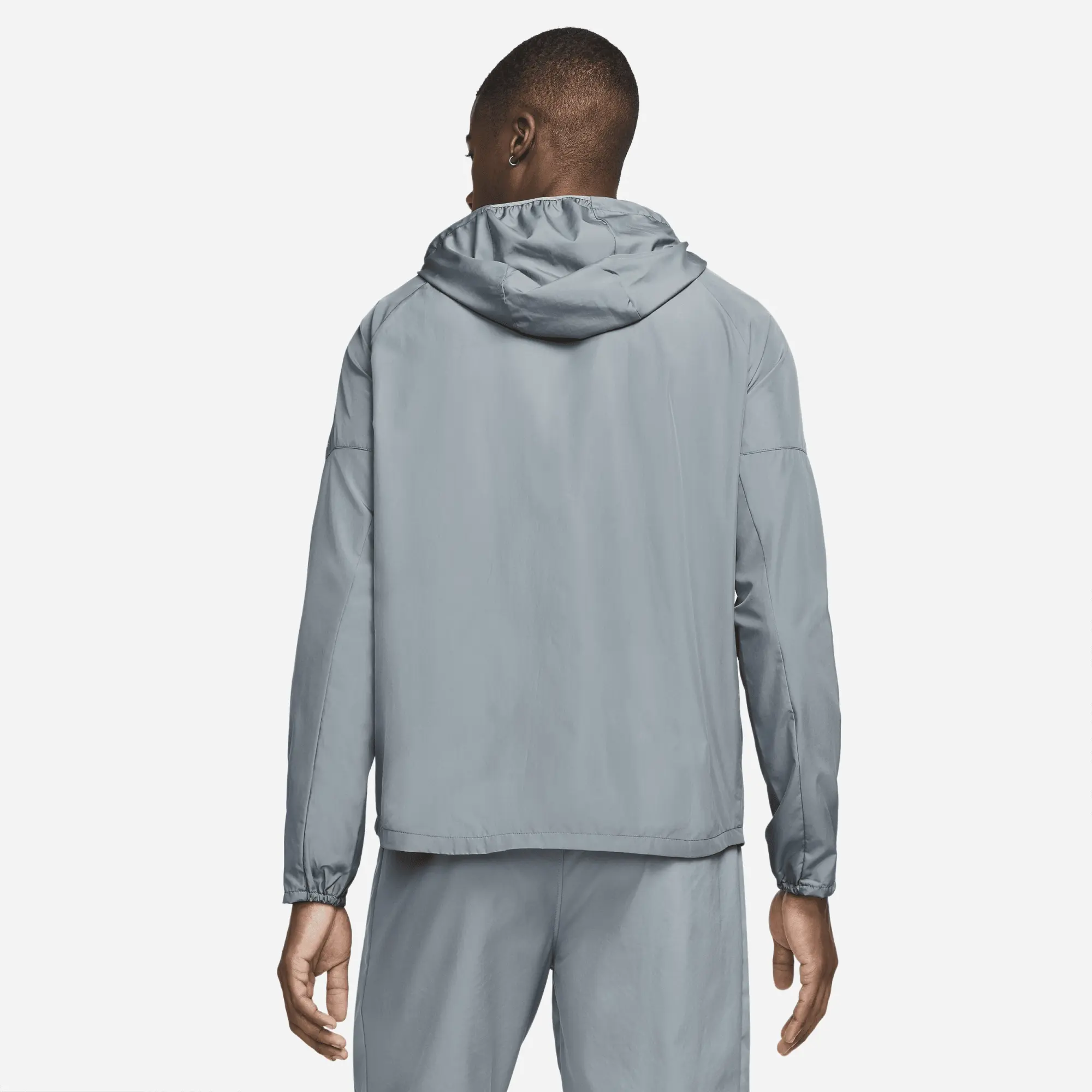 Nike Miler Men's Repel Running Jacket - Grey - Recycled Polyester