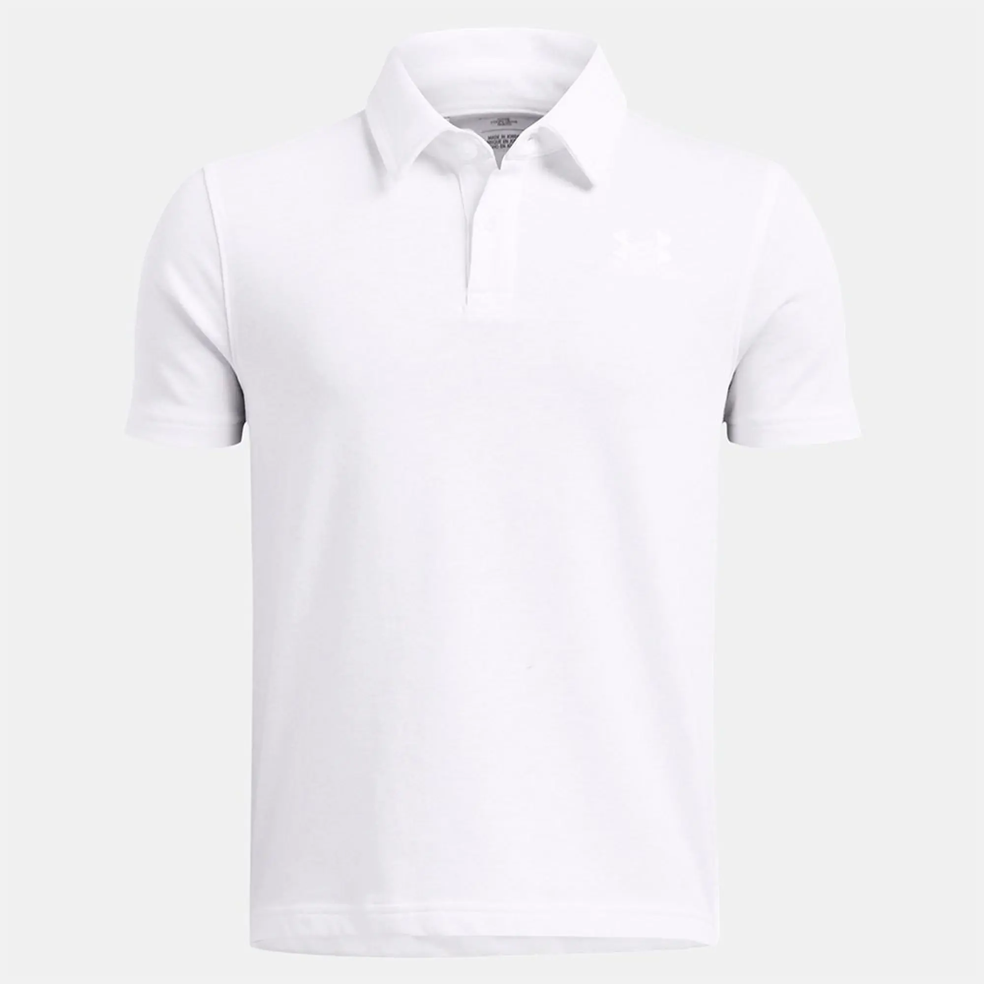 Boys'  Under Armour  Icon Polo White / White YXS (48 - 50 in)