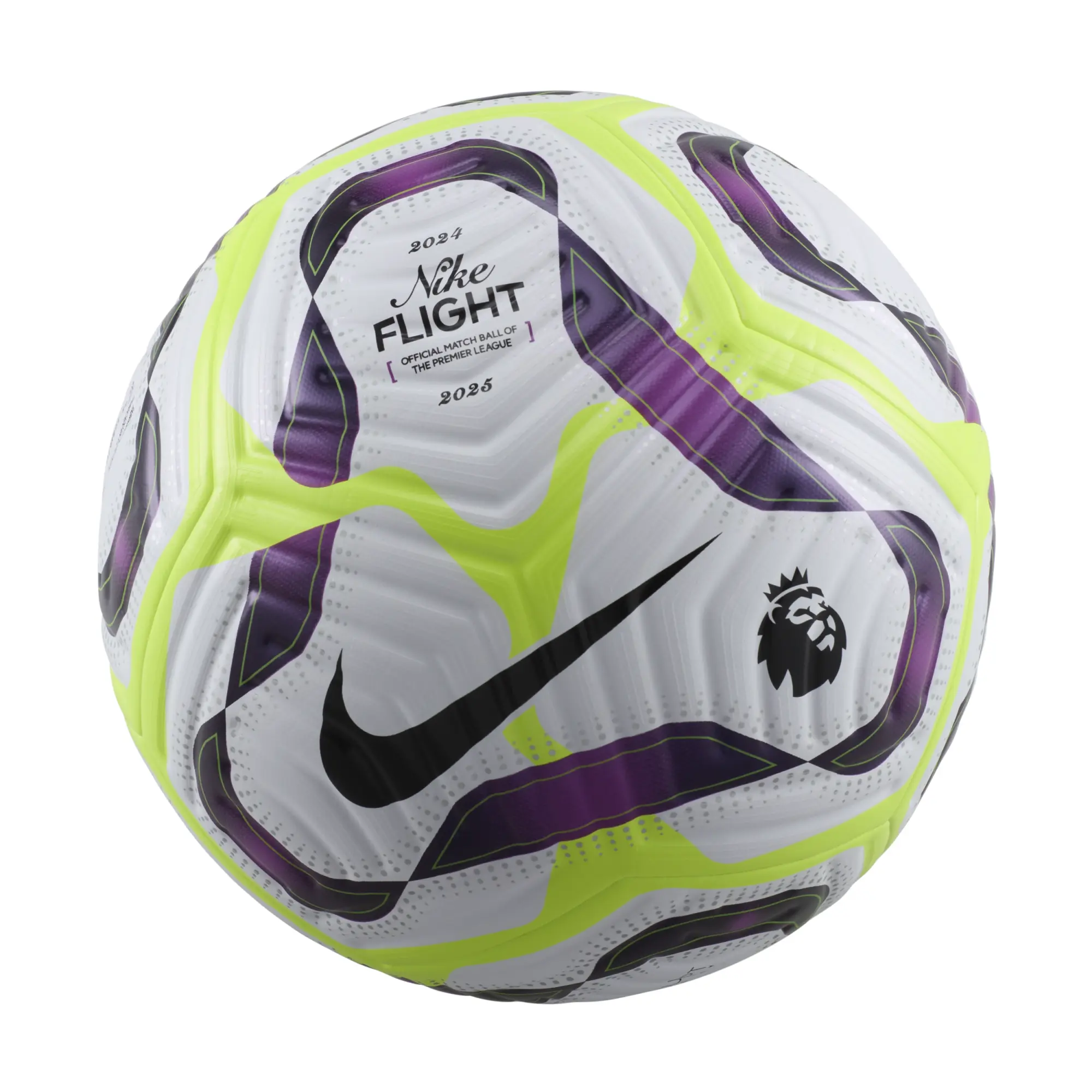 Nike Premier League Flight Official Match Ball - - White/Bold Berry/Volt/Black