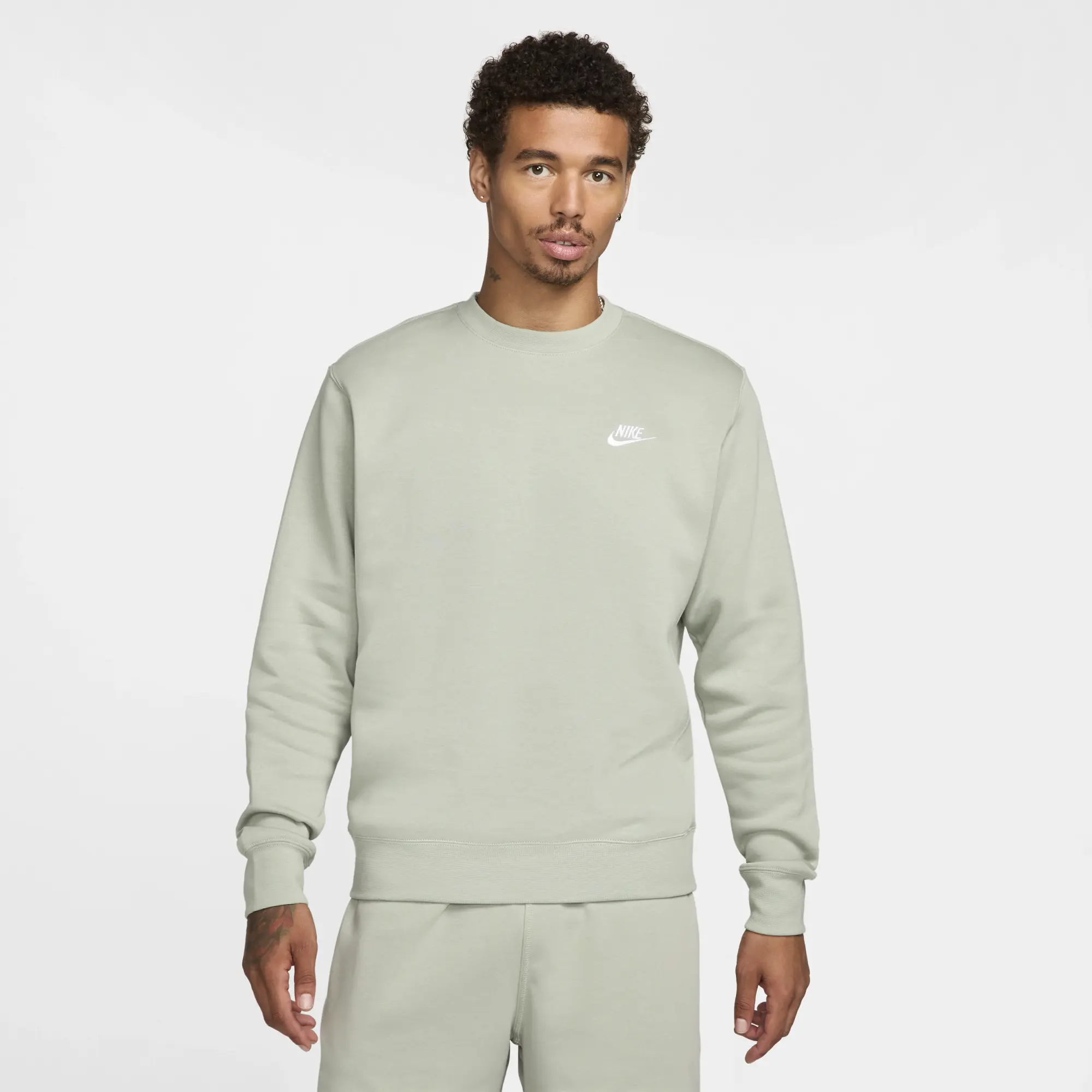 Nike Club Sweatshirt - Grey - Size M - Grey