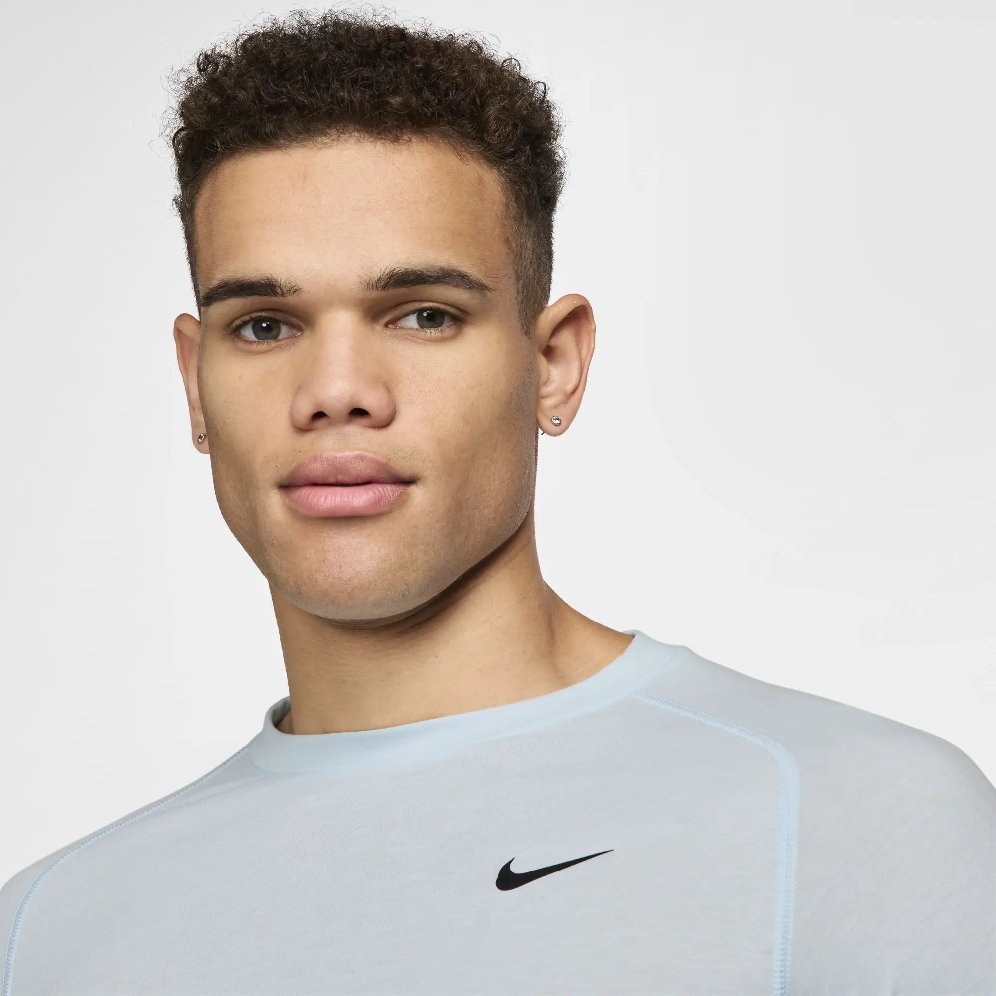 Nike Flex Rep Men's Dri-FIT Short-Sleeve Fitness Top - Blue - Polyester/Cotton