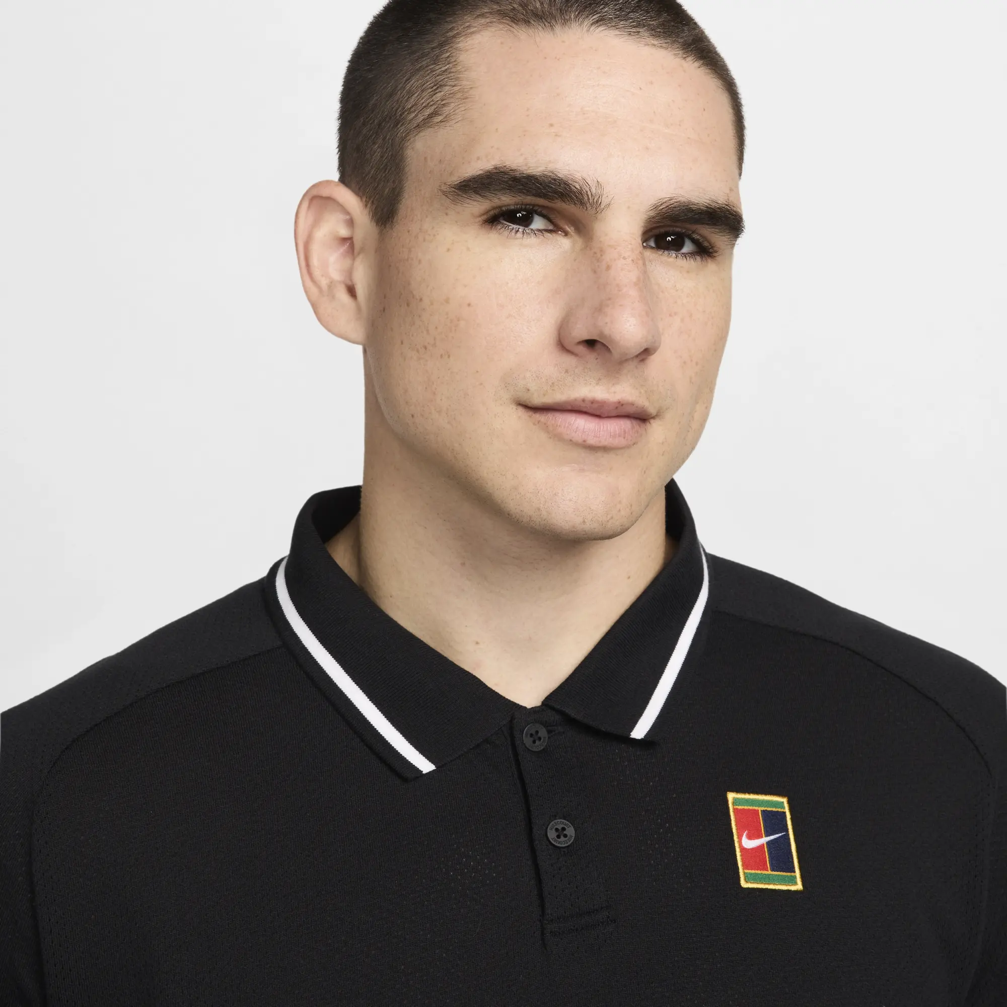 NikeCourt Heritage Men's Tennis Polo - Black
