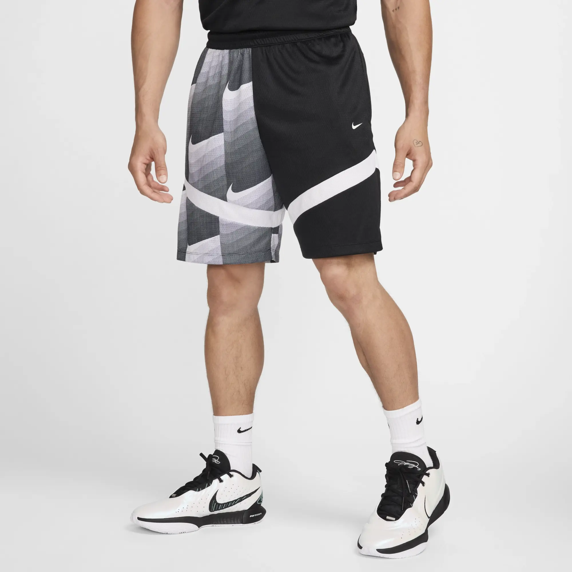 Nike Icon Men s 20.5cm approx. Dri FIT Basketball Shorts Black Polyester FZ0244 010 FOOTY.COM