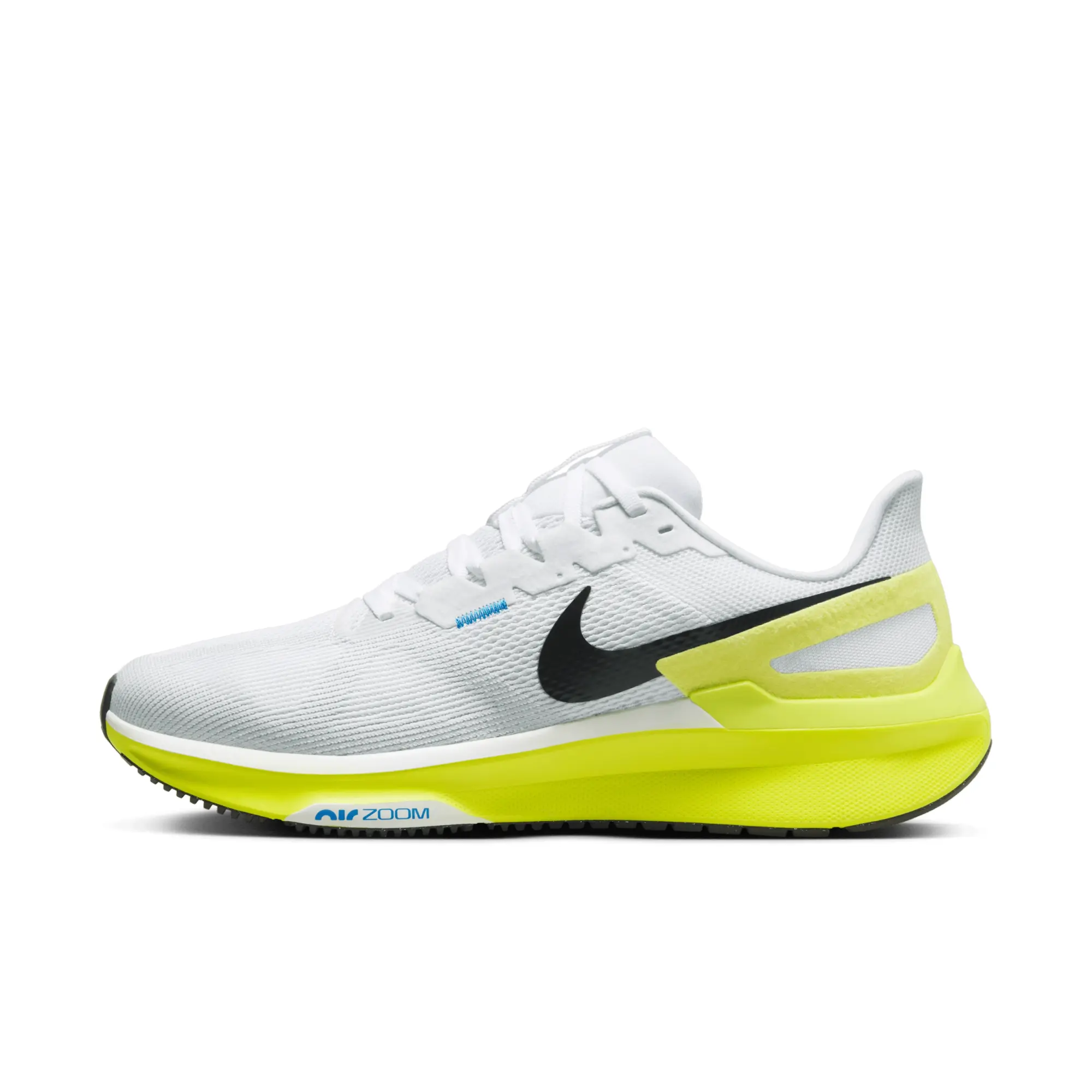 Nike Structure 25 Stability Running Shoe Men - White, Neon Yellow