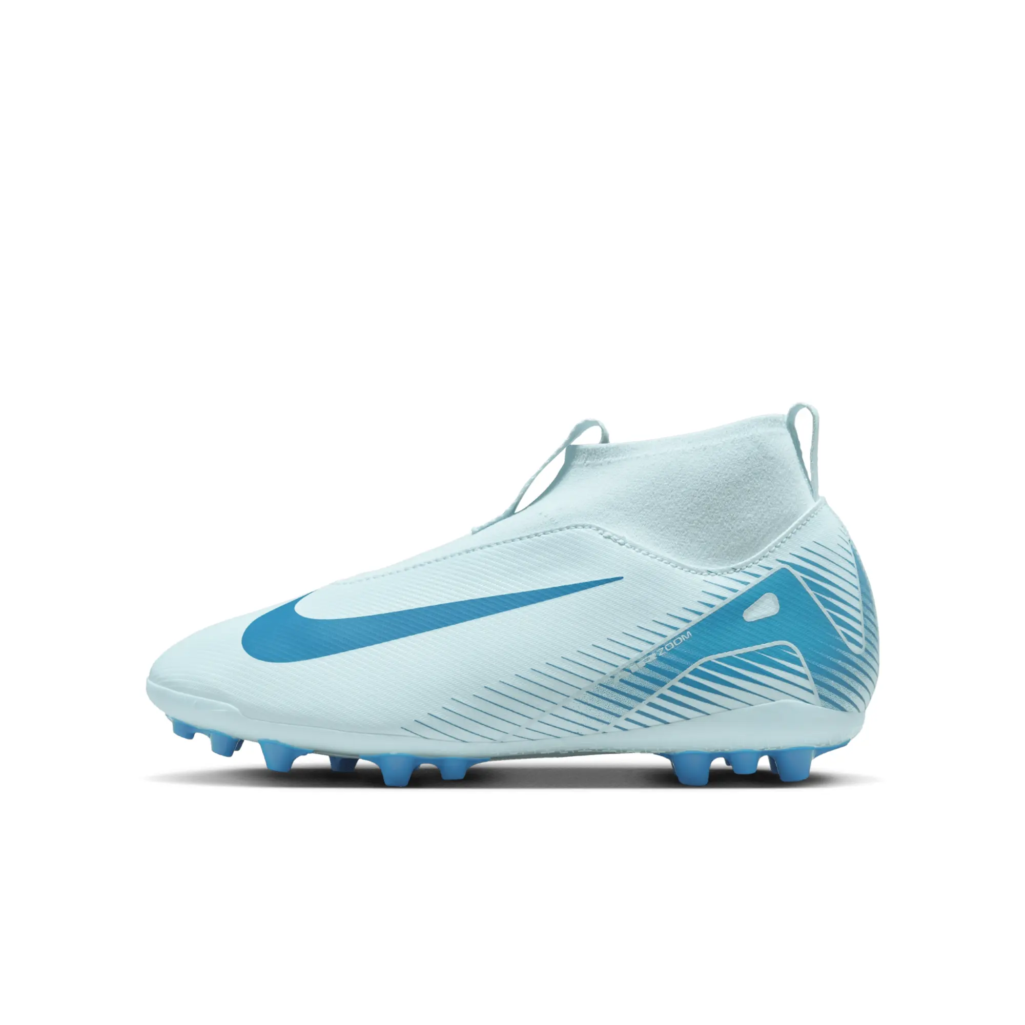 Nike Zoom Mercurial Superfly Academy Juniors Artificial Ground Football Boots Blue FQ8308 400 FOOTY.COM