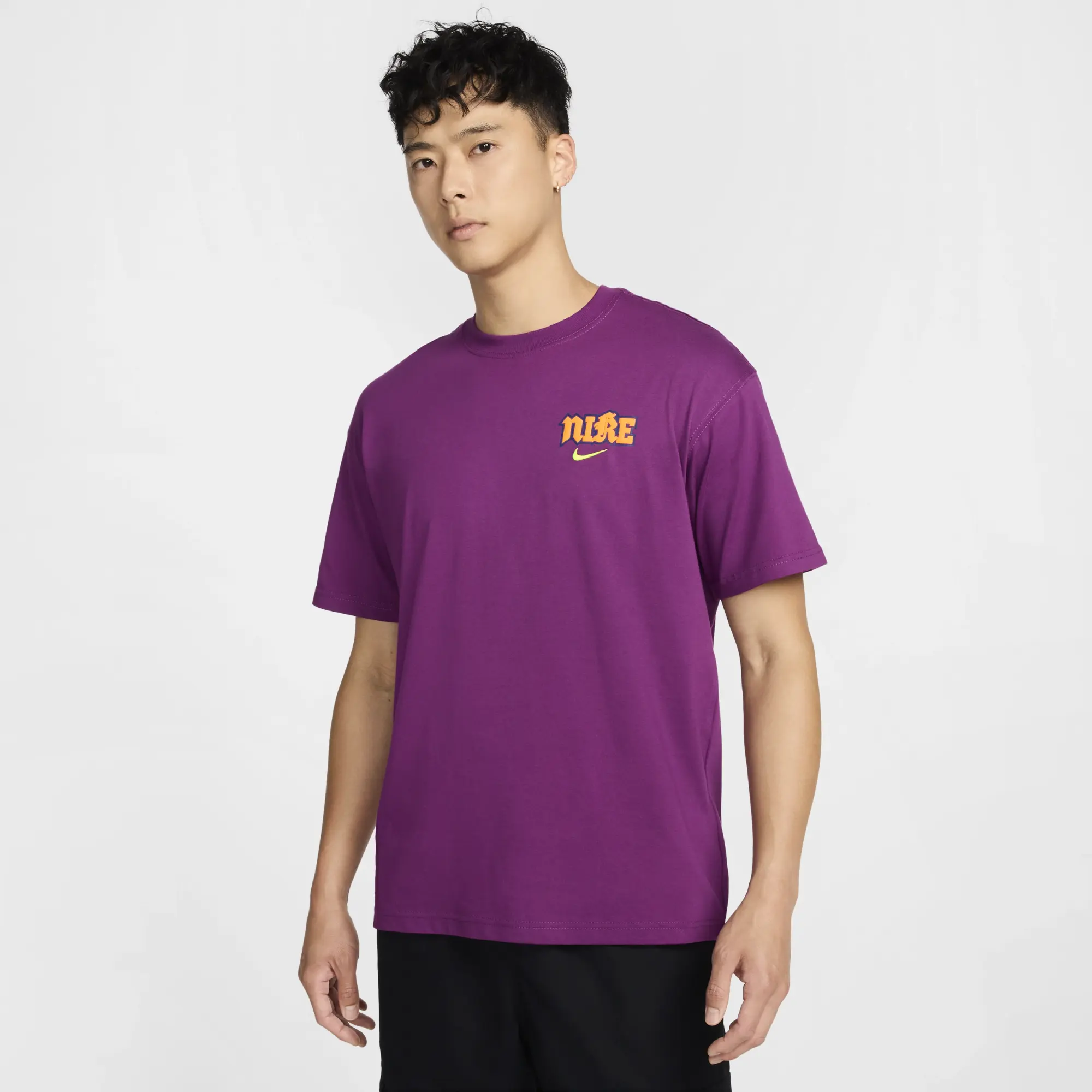 Nike Sportswear Men's Max90 T-Shirt - Purple - Cotton