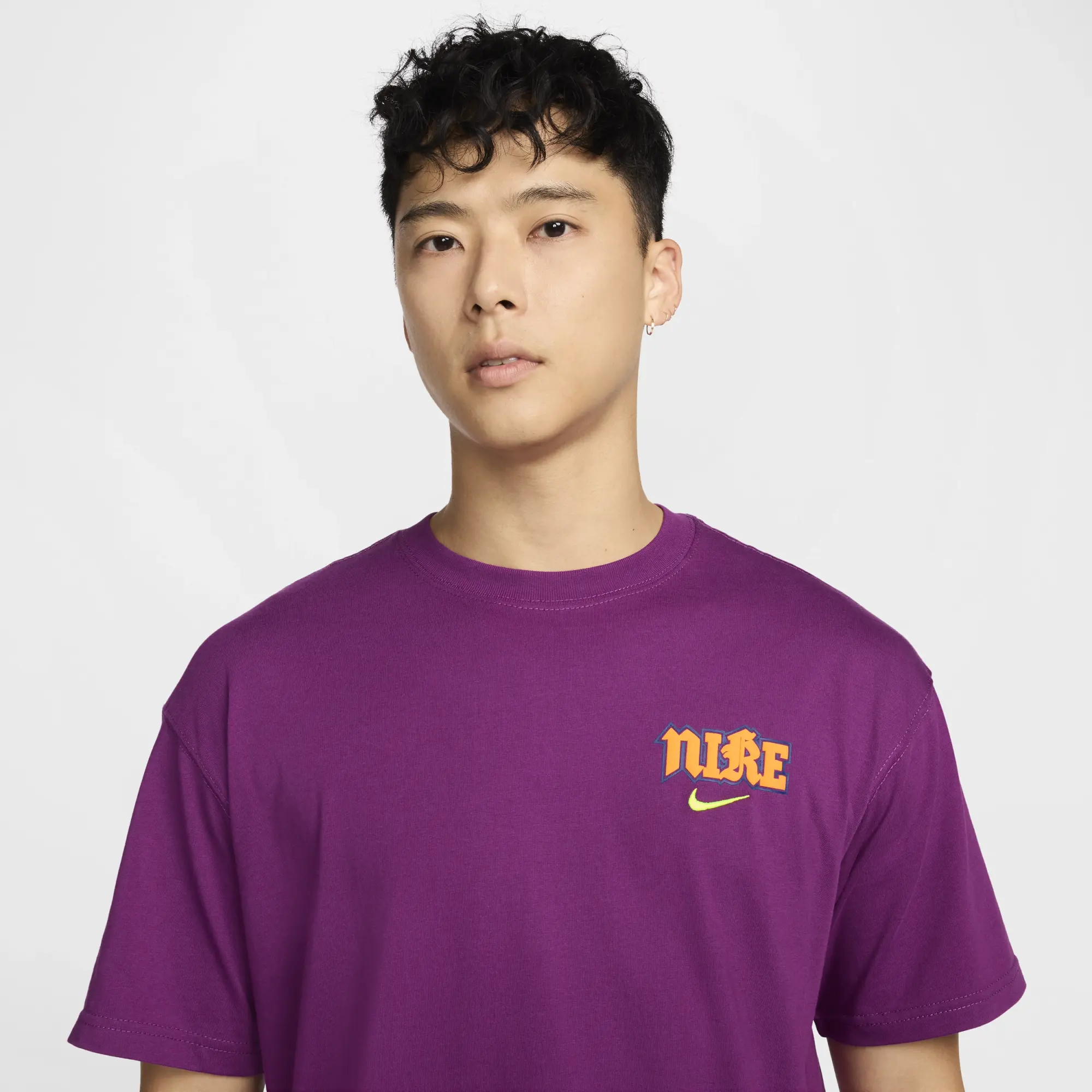 Nike Sportswear Men's Max90 T-Shirt - Purple - Cotton