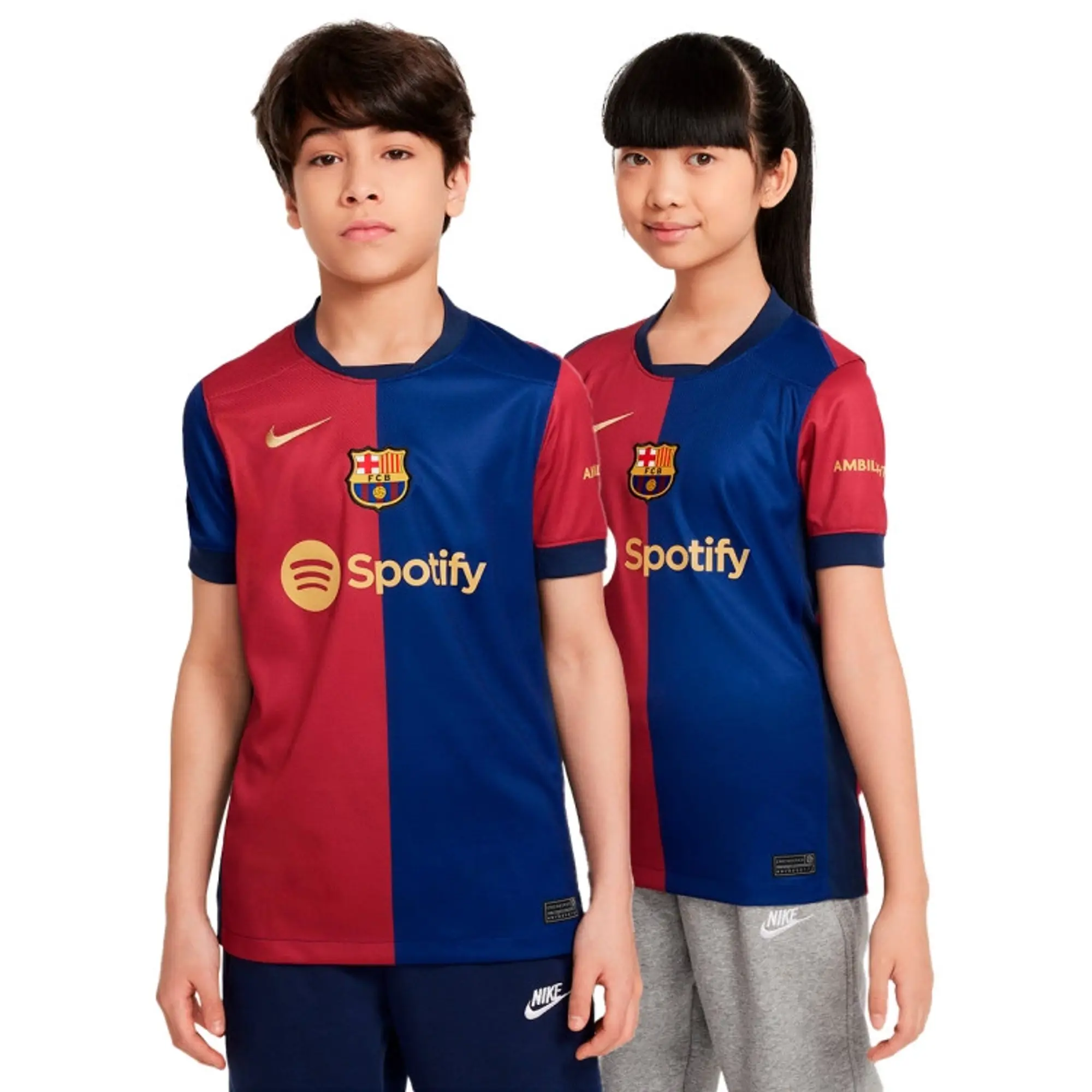 Nike Barcelona Kids SS Home Shirt 2024/25