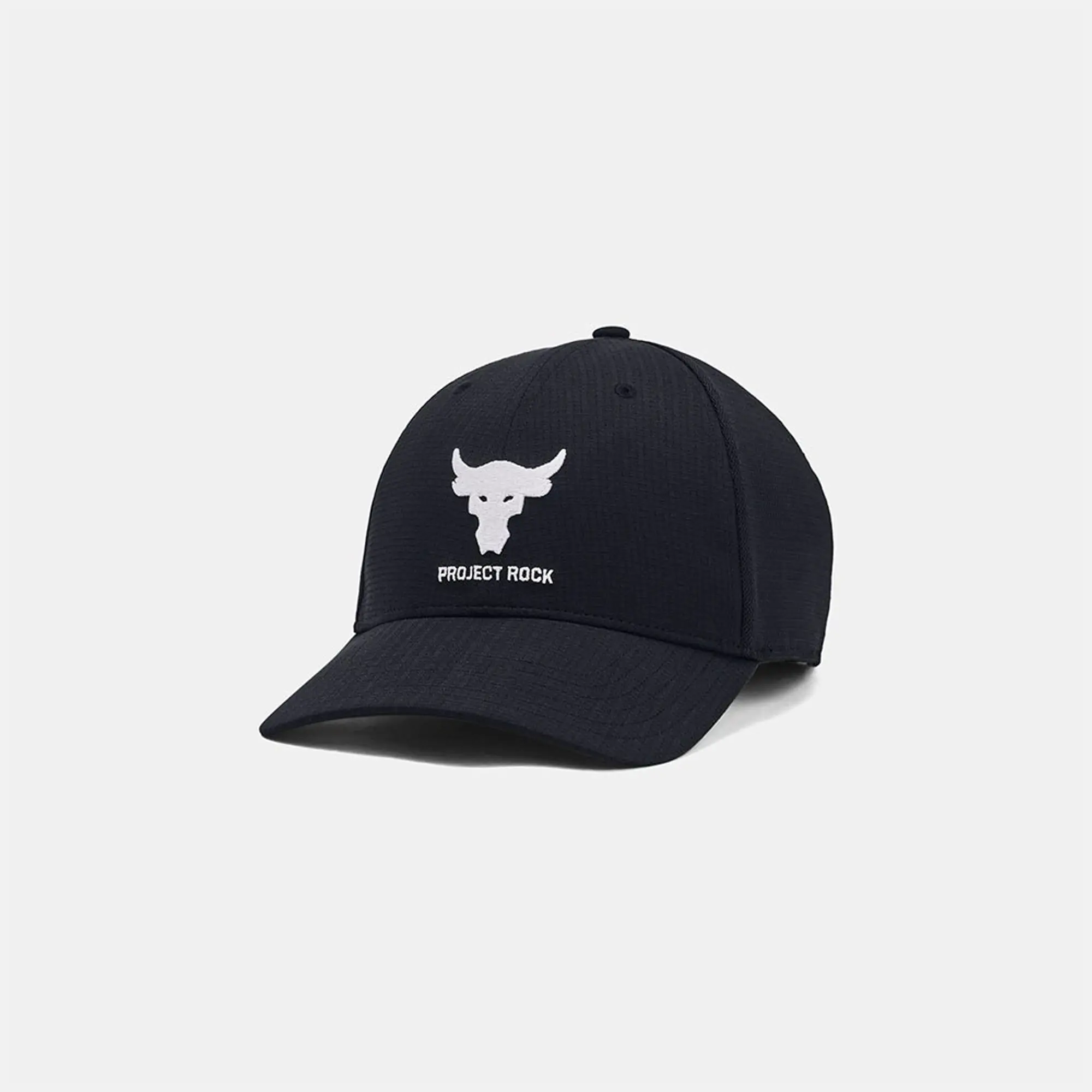 Under Armour Men's Project Rock Trucker Hat Black / White OSFM