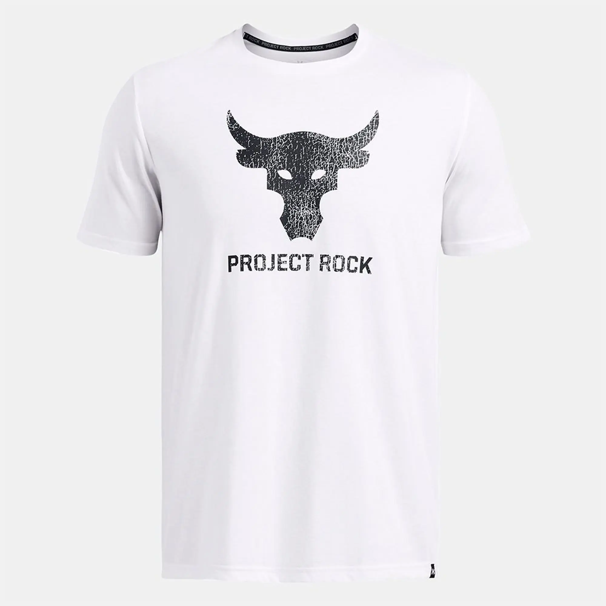 Under Armour Men's Project Rock Payoff Graphic Short Sleeve White / Black S