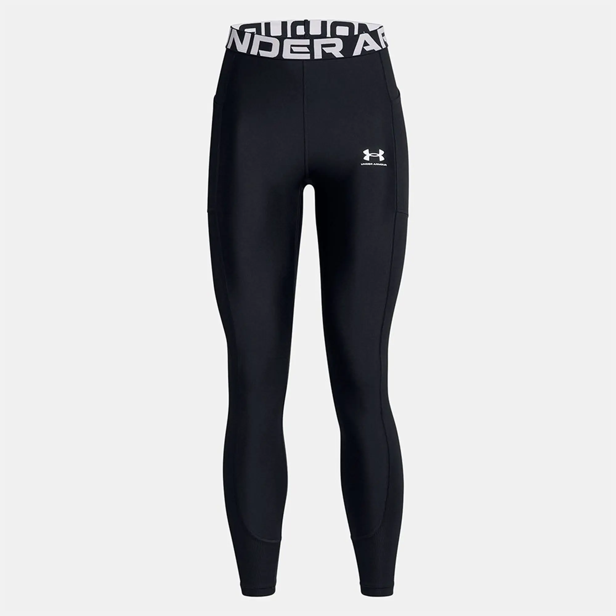 Under Armour Womens HeatGear Rib Legging - Black - Size XL - Black