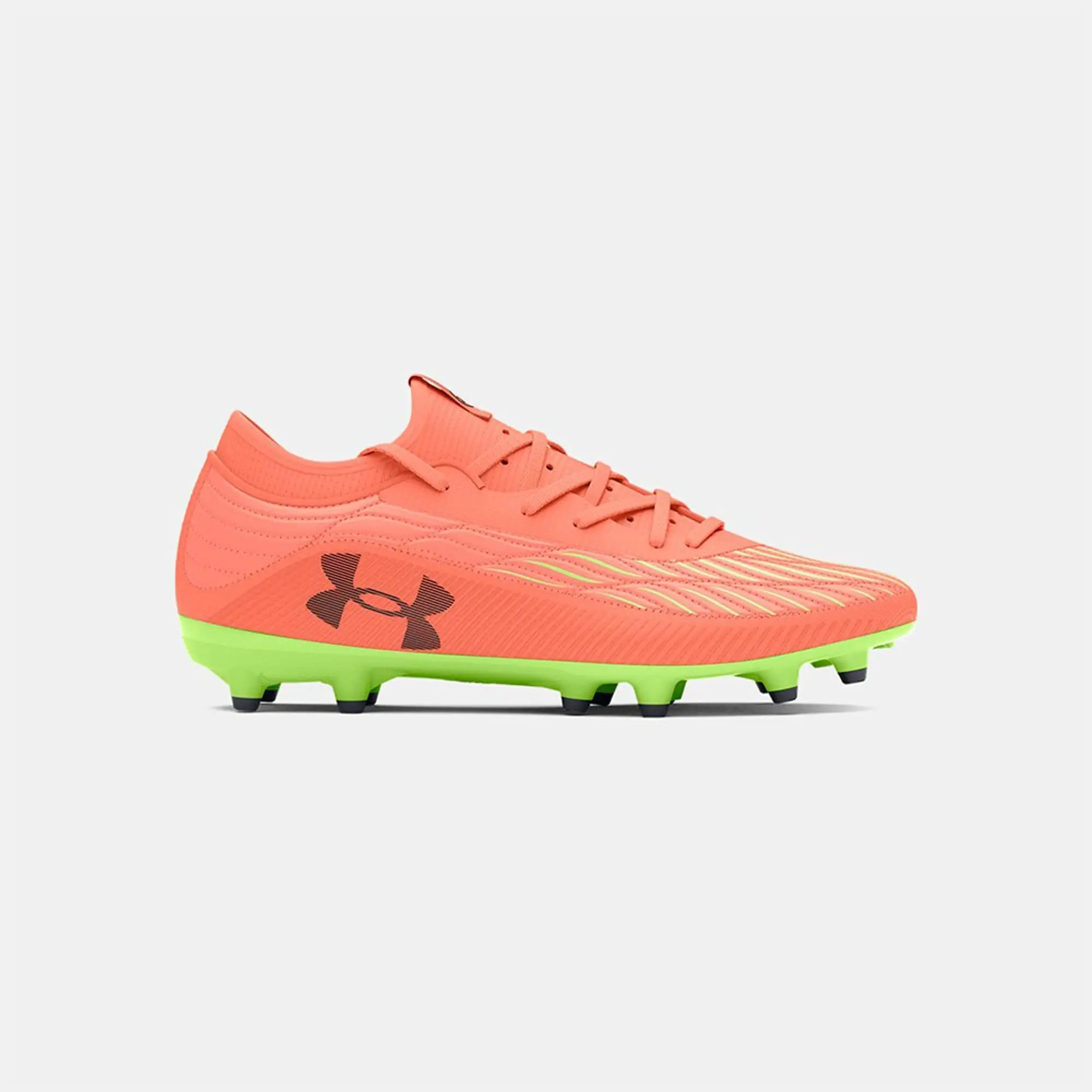 Kids'  Under Armour  Magnetico Select 4 Firm Ground Jr. Football Boots Flare Orange / Flare Orange / Black 4