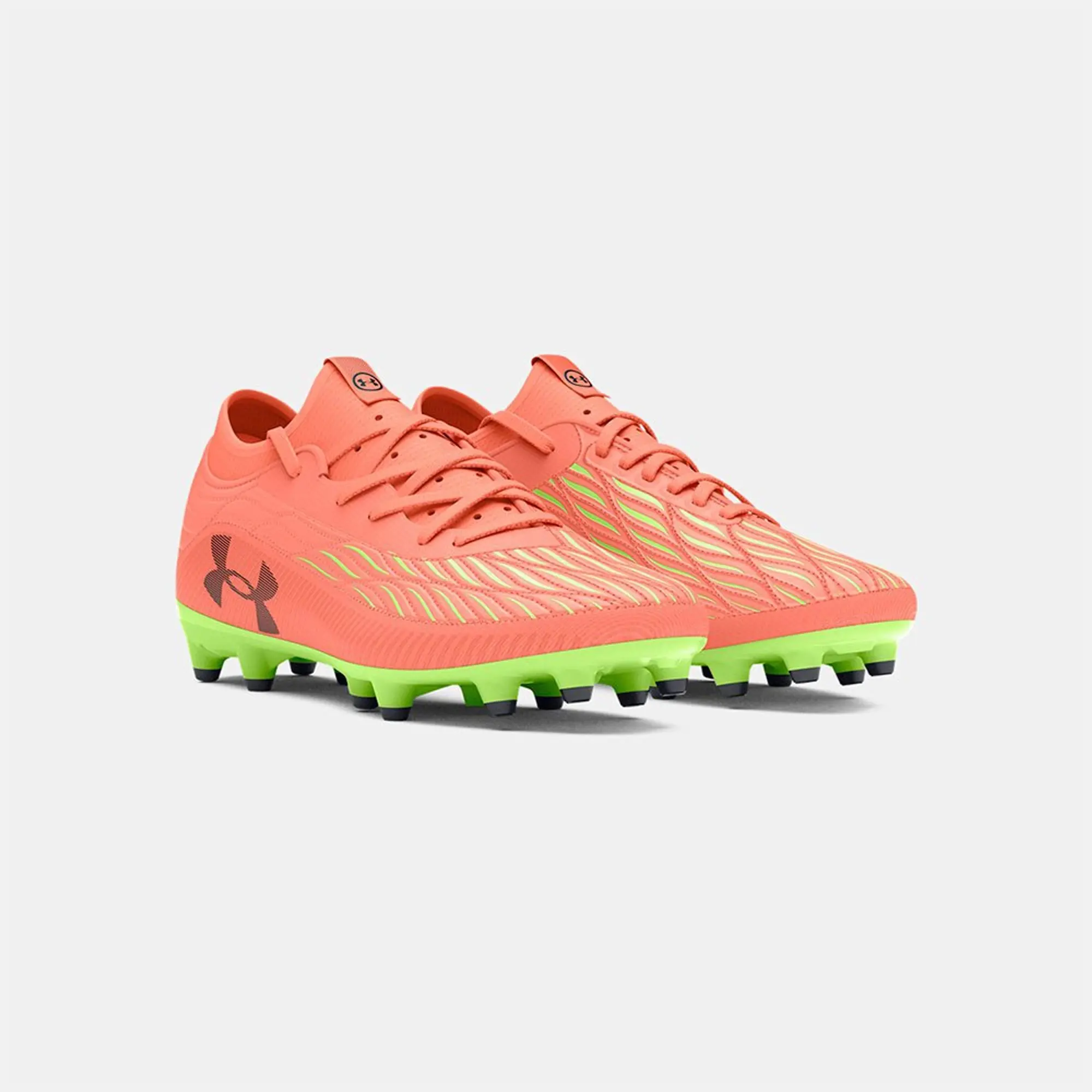 Kids'  Under Armour  Magnetico Select 4 Firm Ground Jr. Football Boots Flare Orange / Flare Orange / Black 4