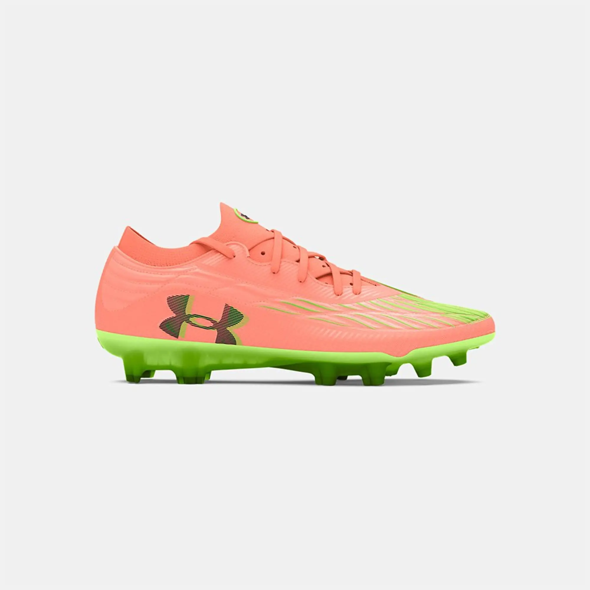 Men's  Under Armour  Magnetico Elite 4 Firm Ground Football Boots Flare Orange / Flare Orange / Black 8.5