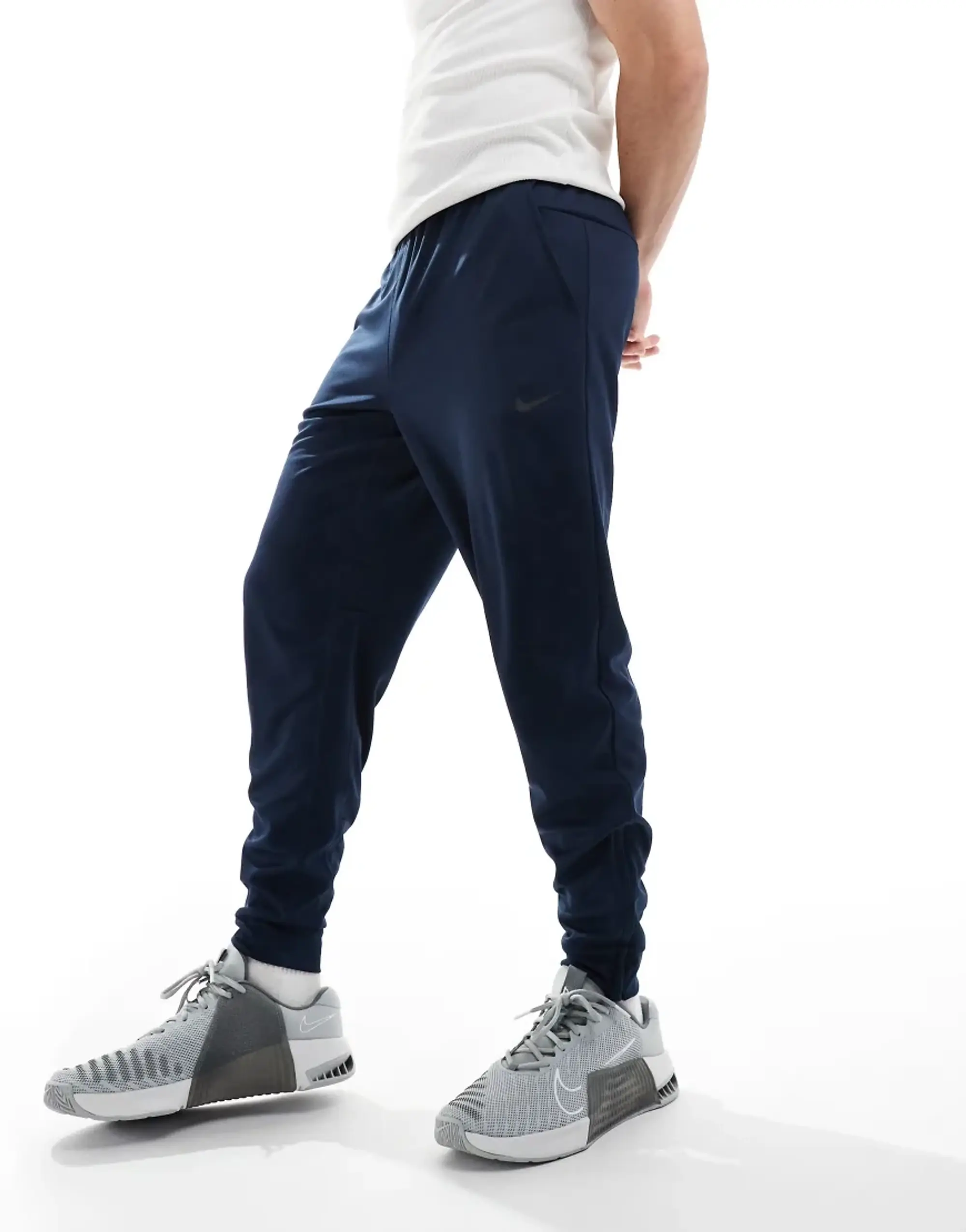 Nike Training Totality Dri-Fit Tapered Joggers In Navy